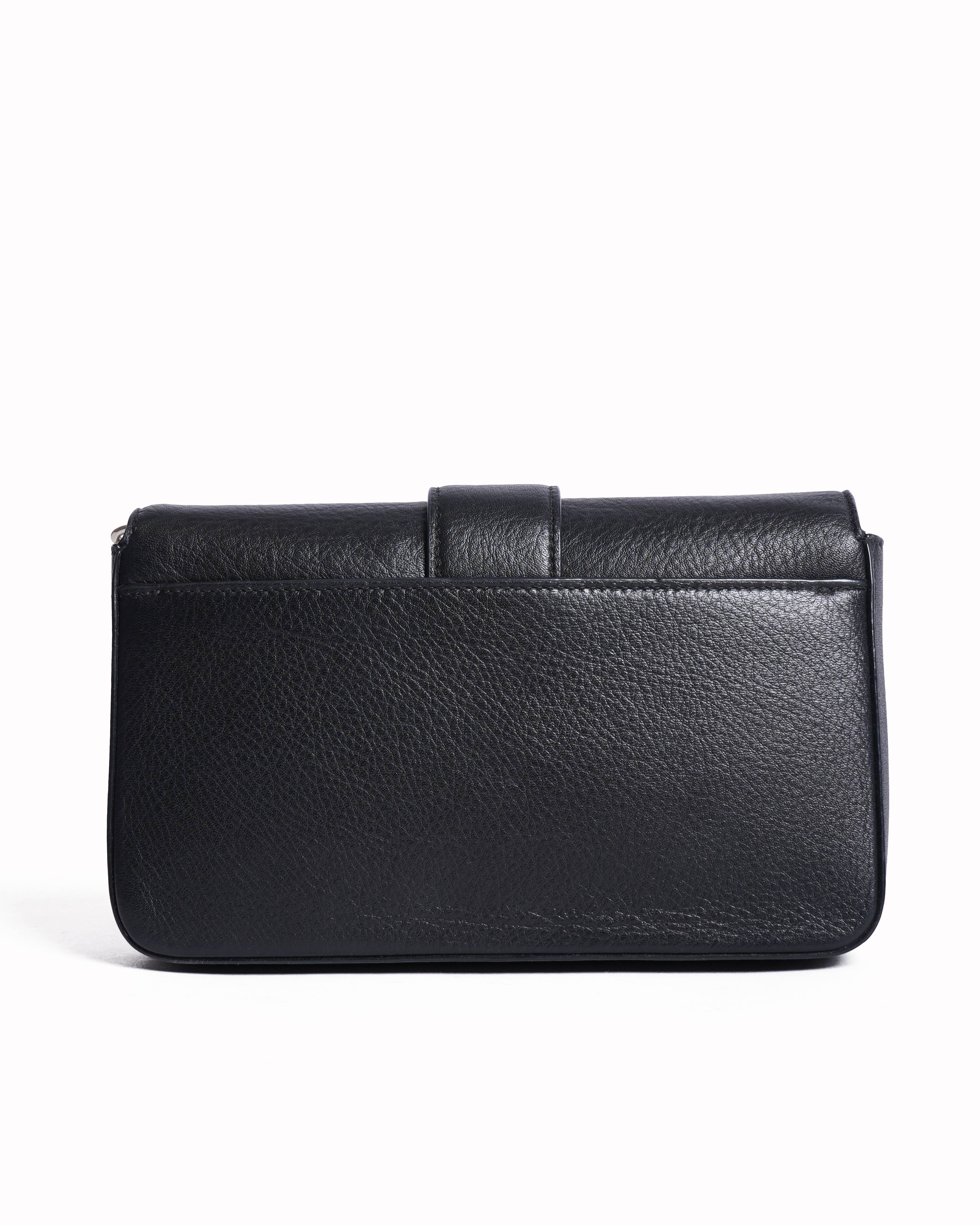 New Jimmy Choo Cheri Wallet with Chain Leather Crossbody Bag