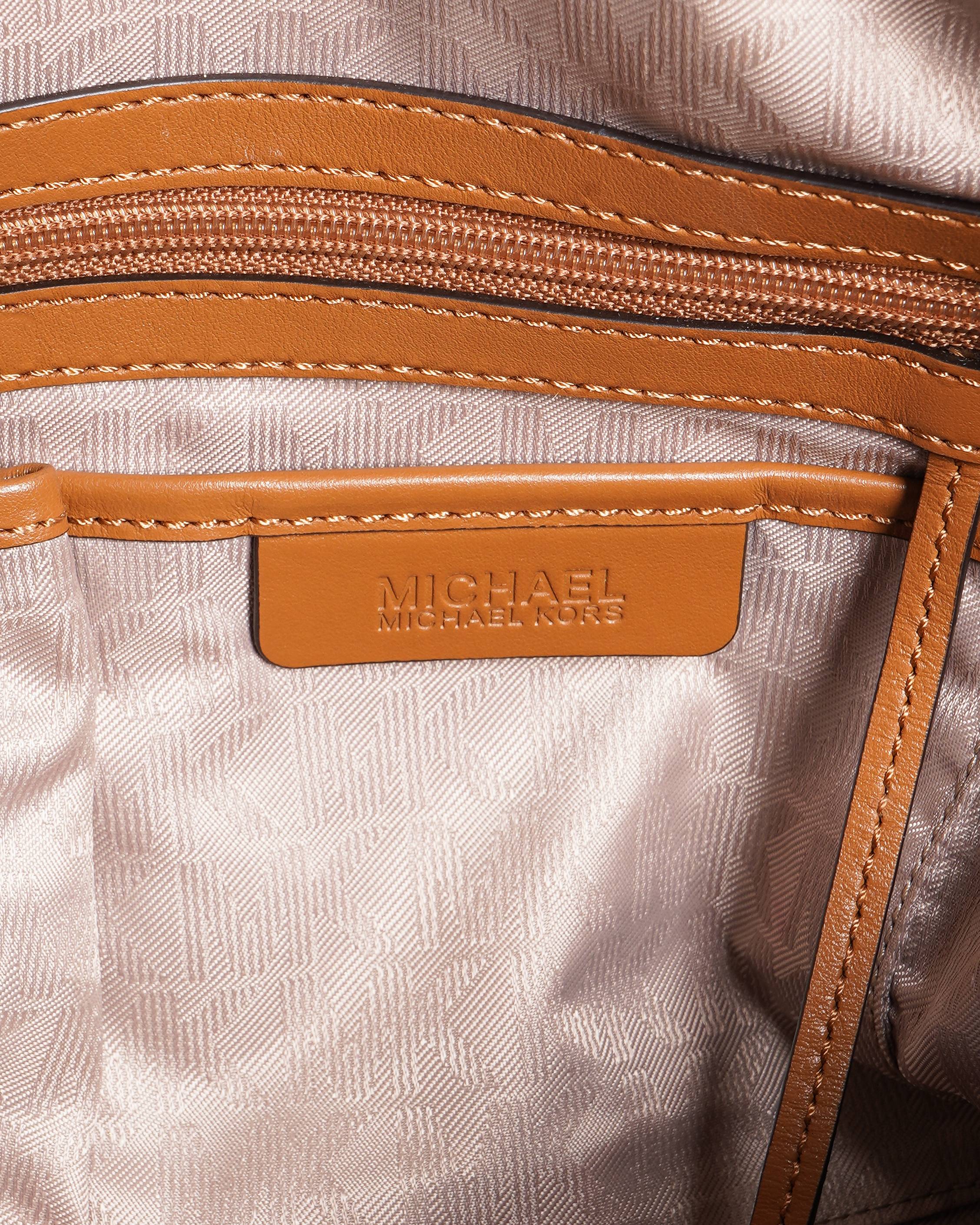 Michael Kors Monogram Top Handle Duffle Bag