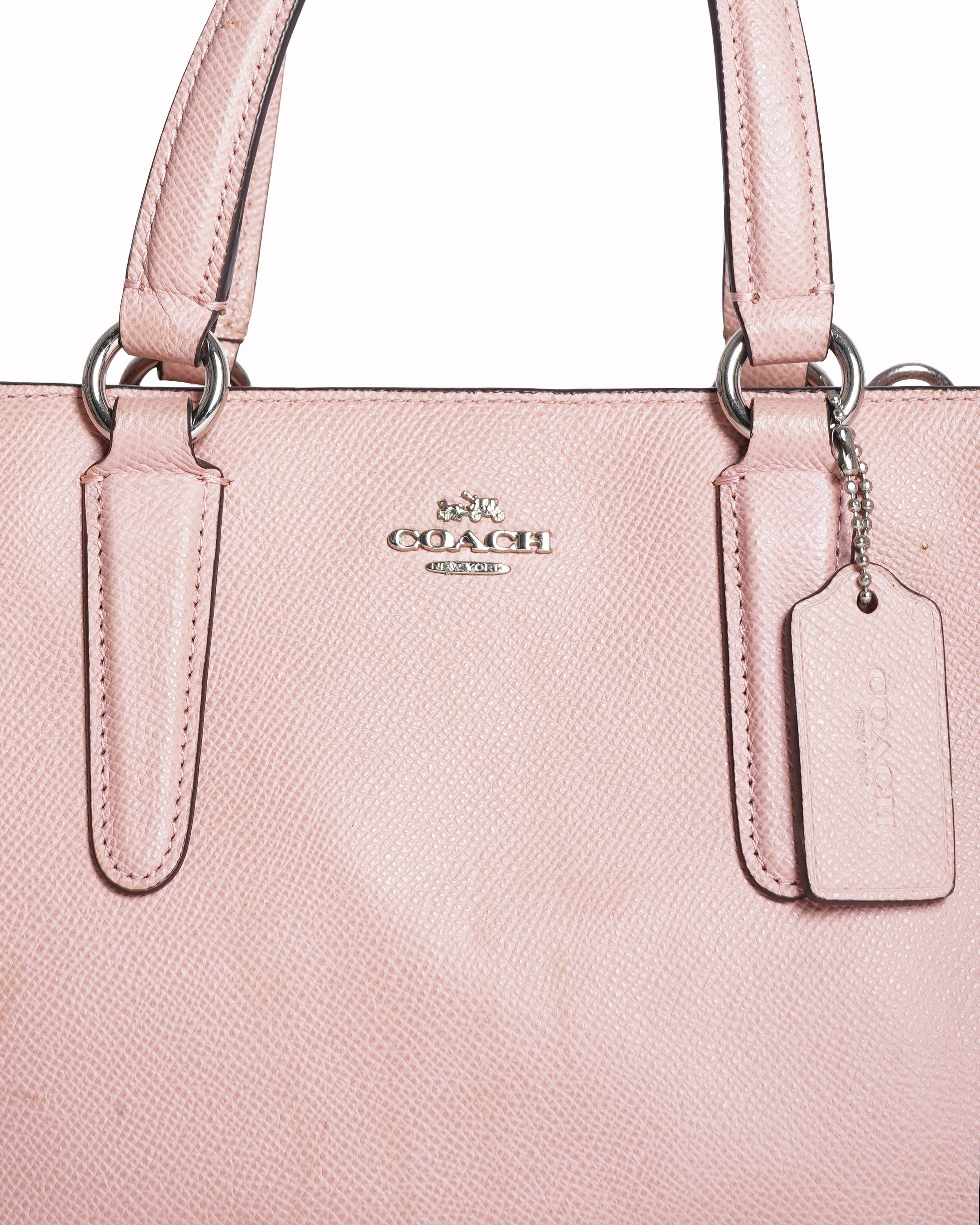 Coach Medium Satchel Shoulder Bag In Pink