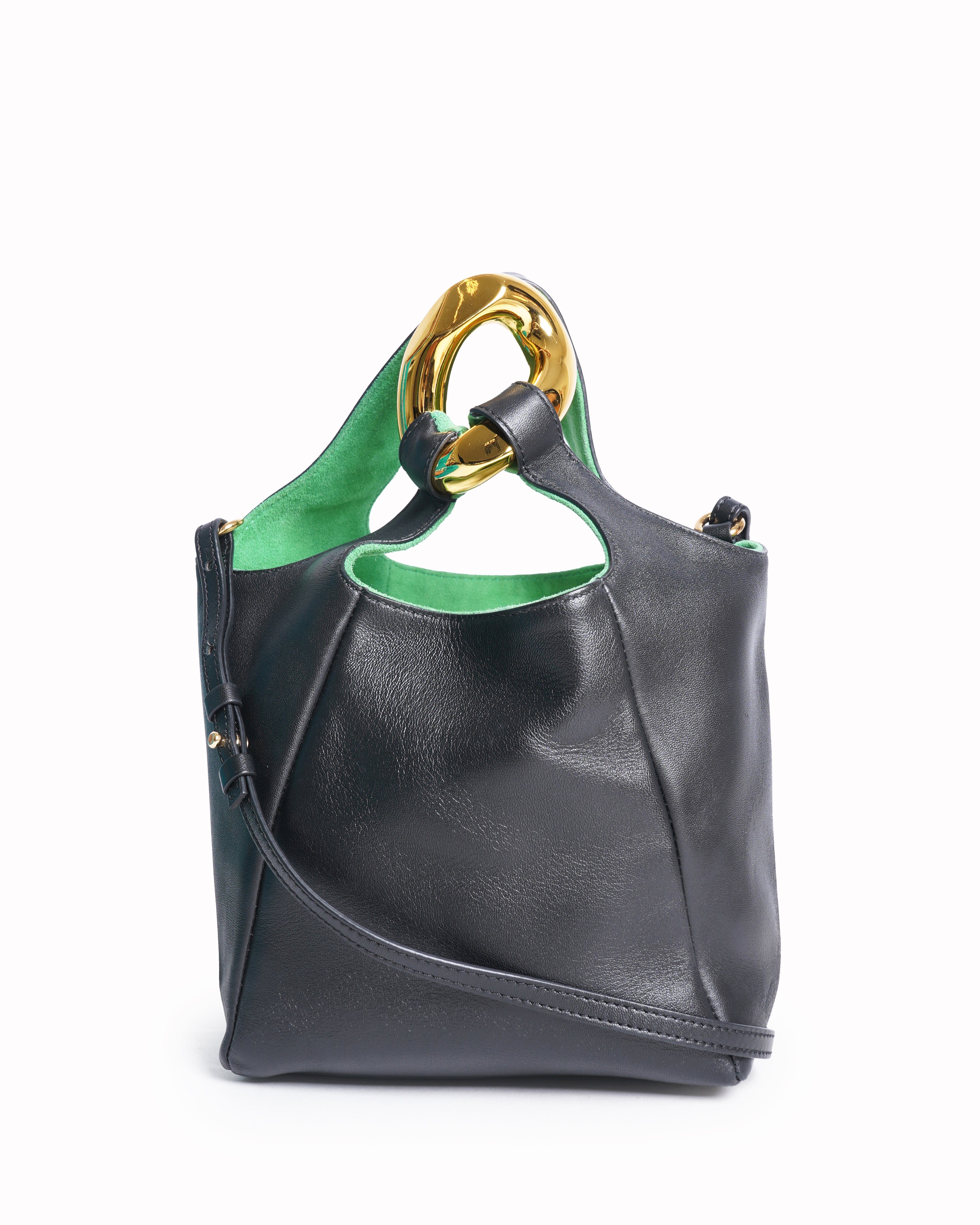 JW Anderson Lambskin Chain Closure Pochette crossbody bag