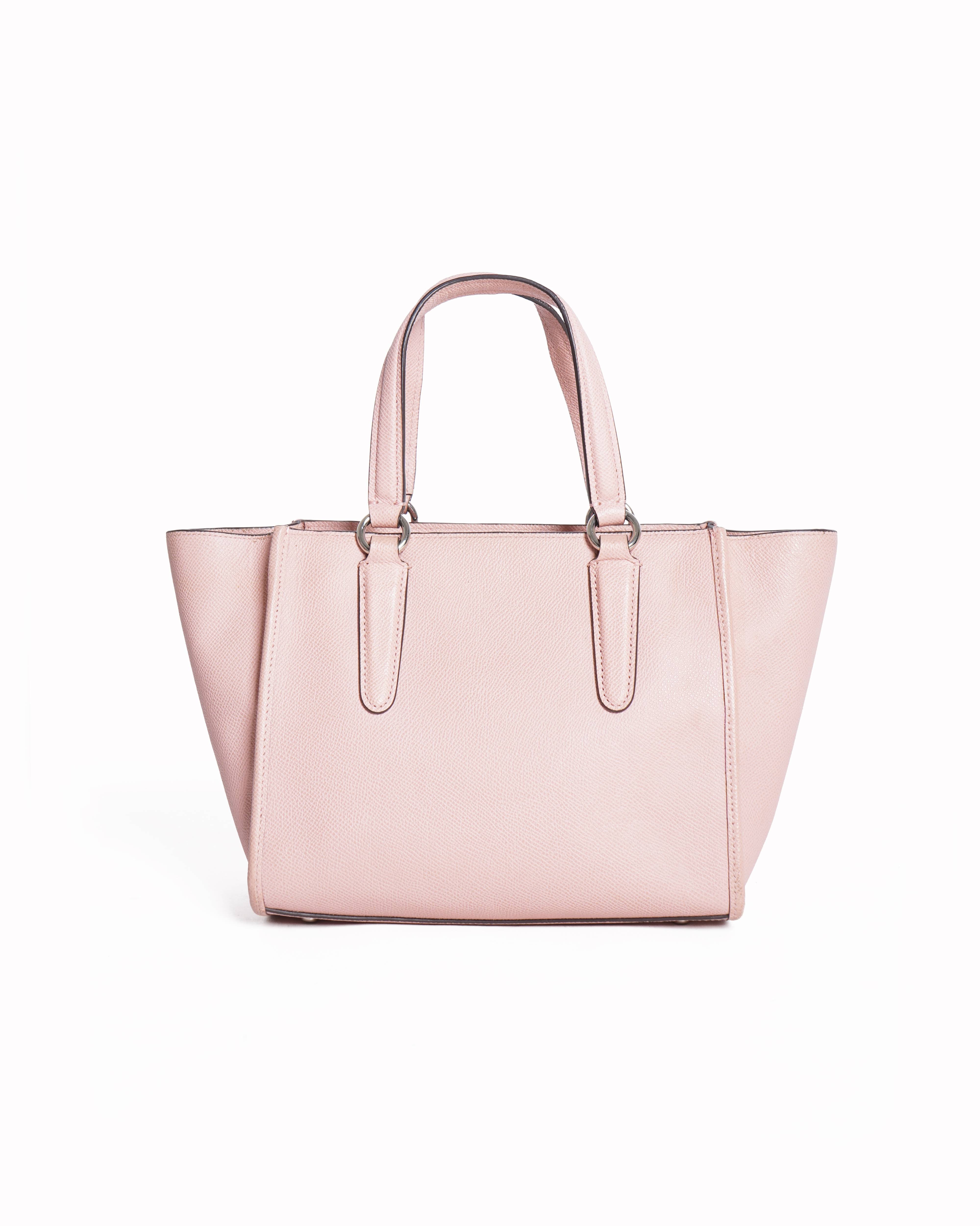 Coach Medium Satchel Shoulder Bag In Pink