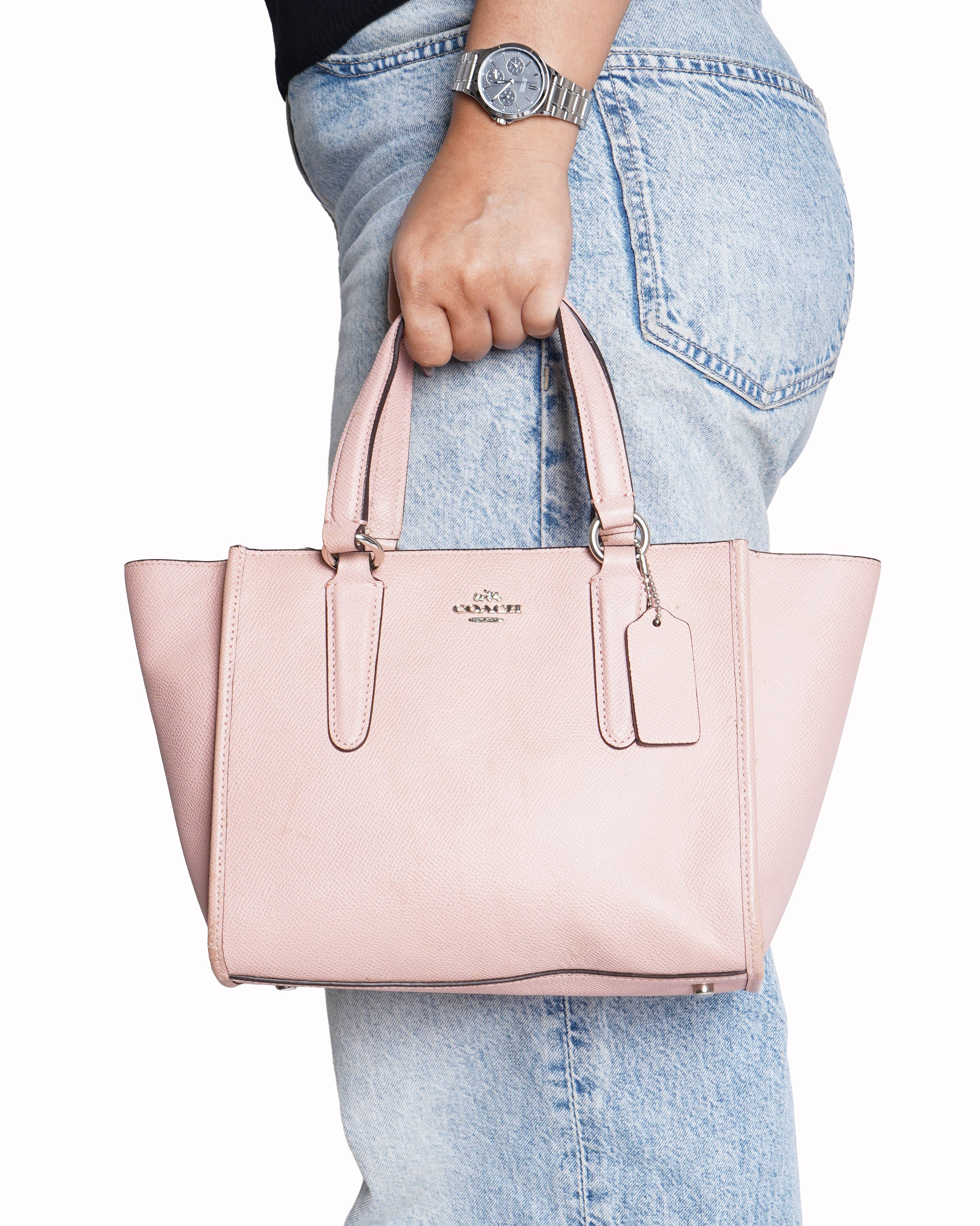 Coach Medium Satchel Shoulder Bag In Pink