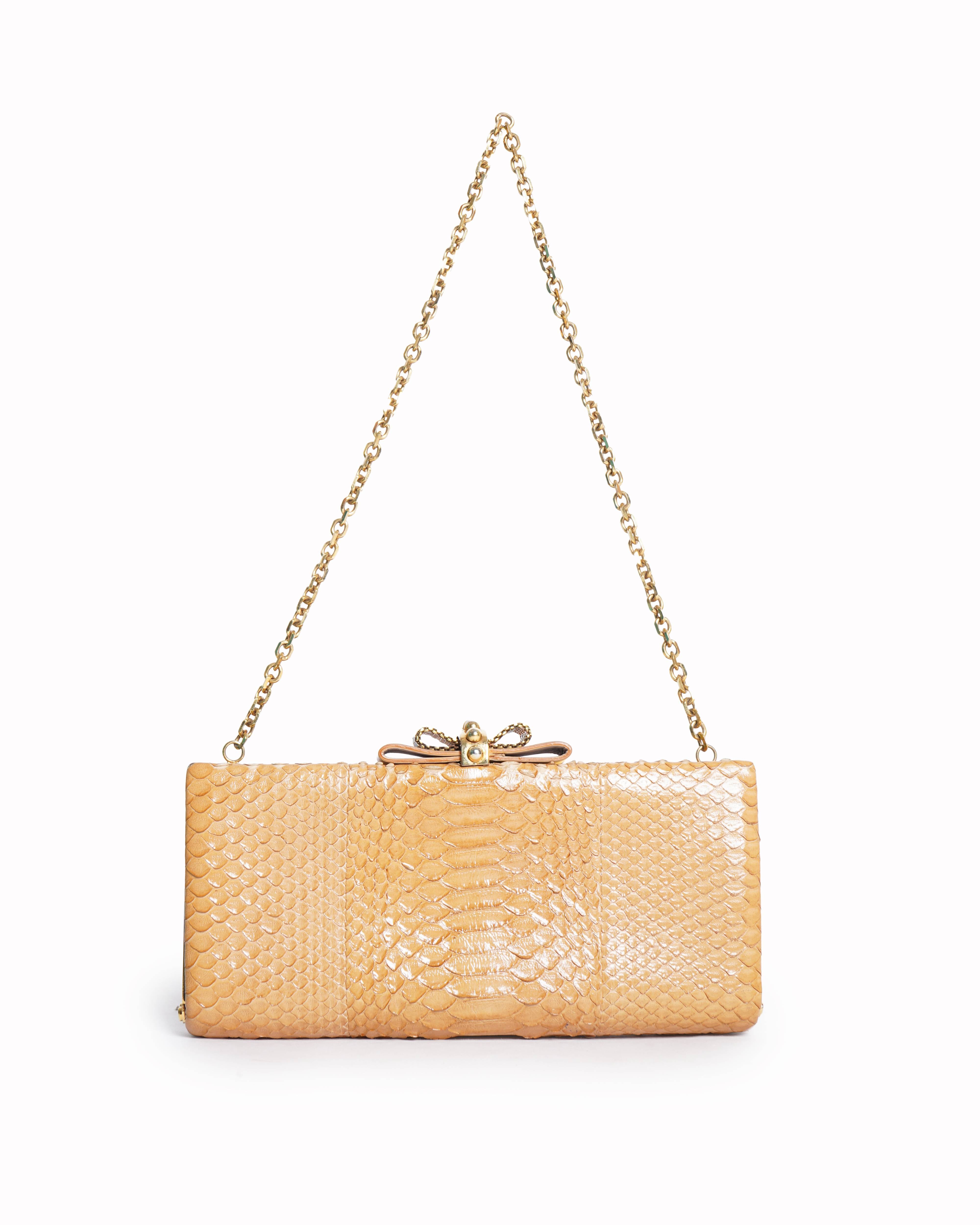 Christian Louboutin beige shoulder bag