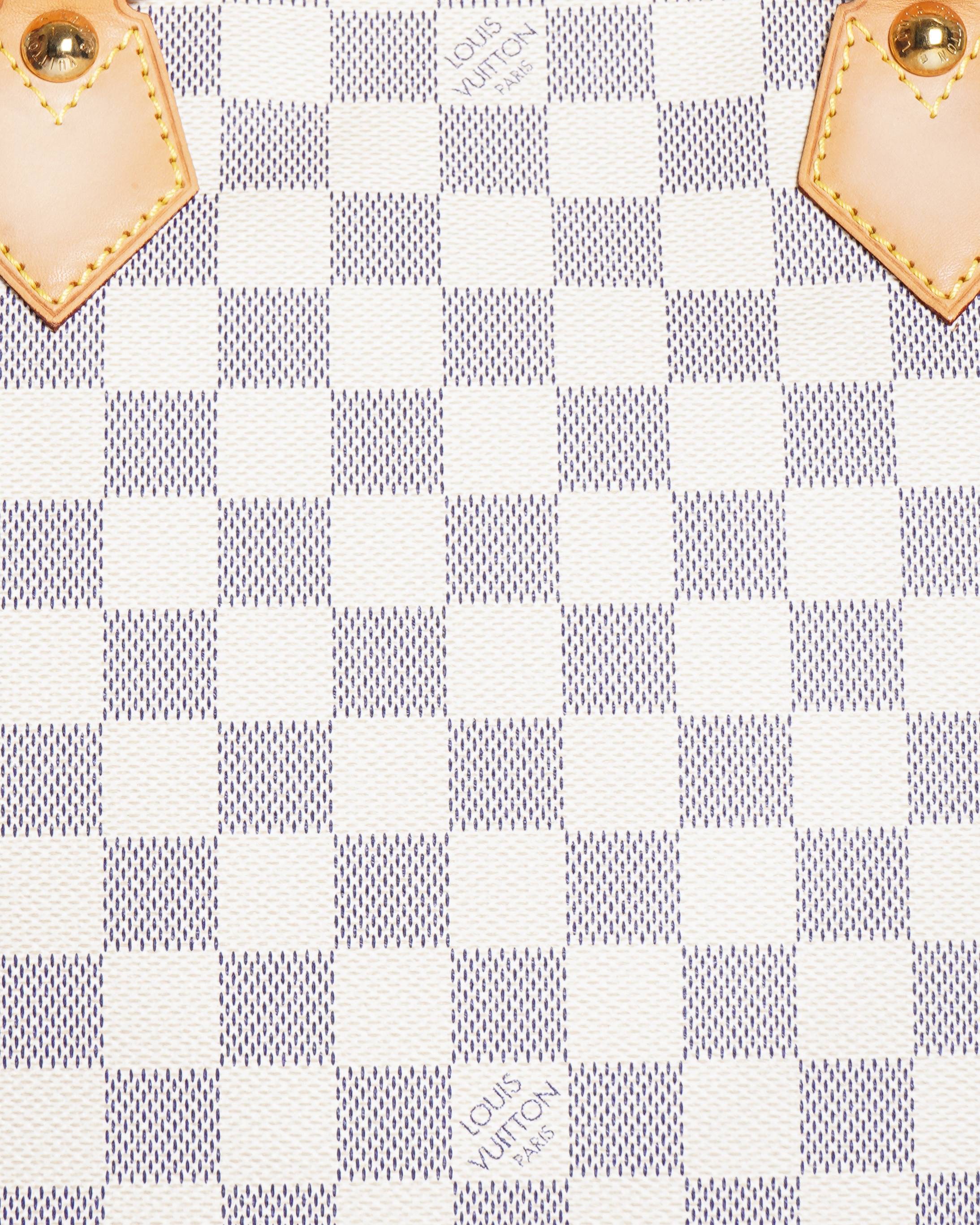 New Louis Vuitton Damier Azur Canvas Saleya PM Bag