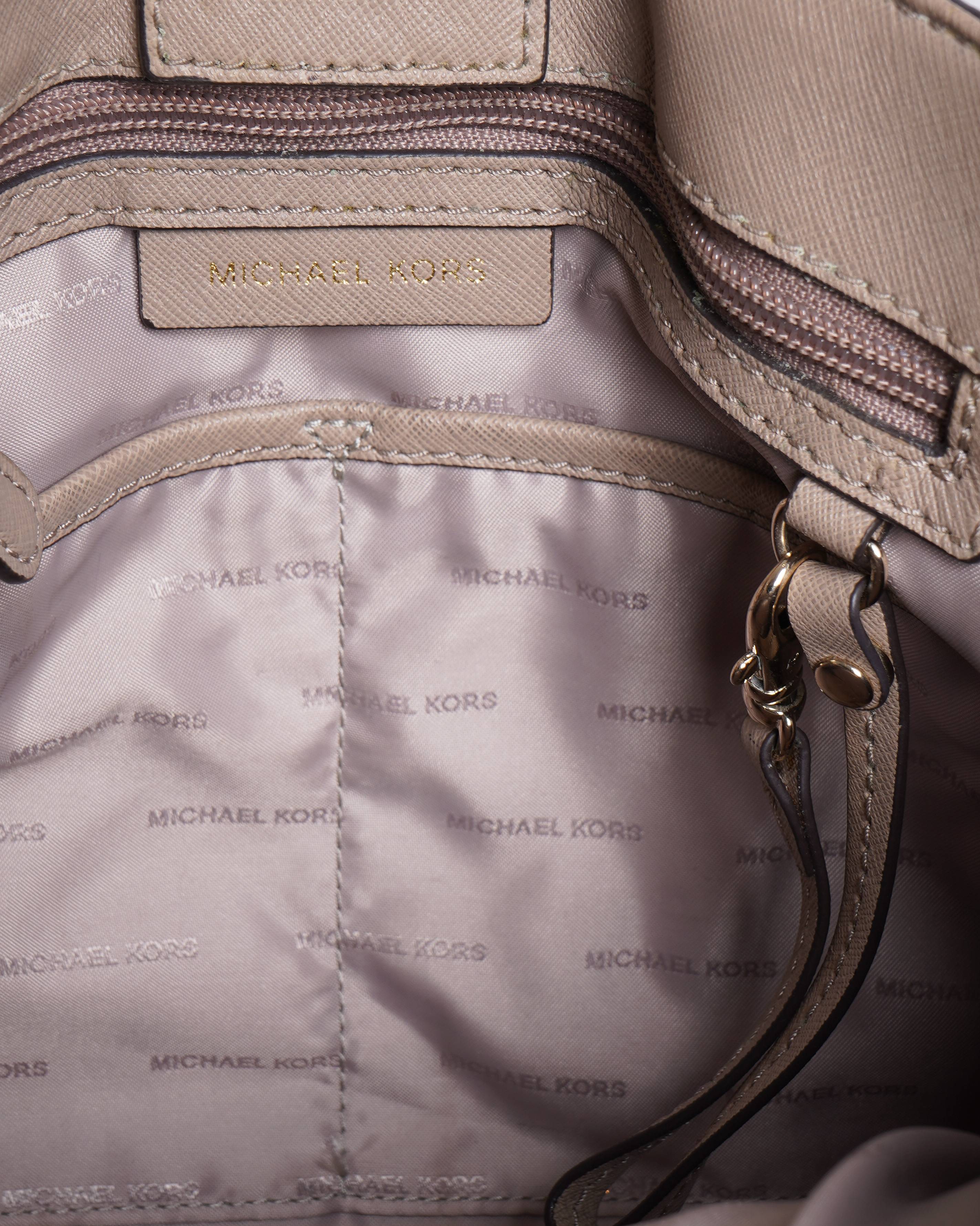 Michael Kors beige shoulder bag