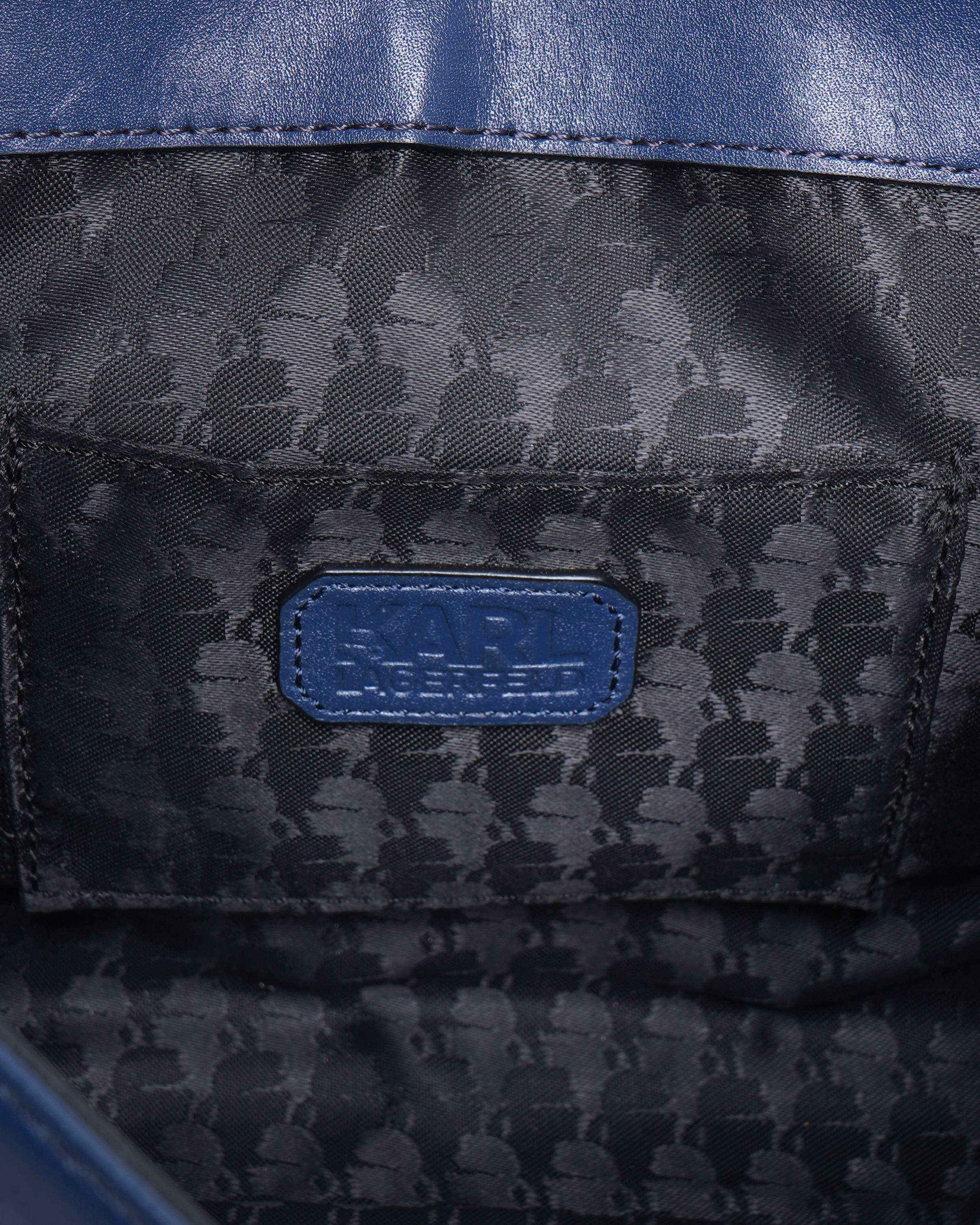 Karl Lagerfeld Tweed and Leather Crossbody Bag