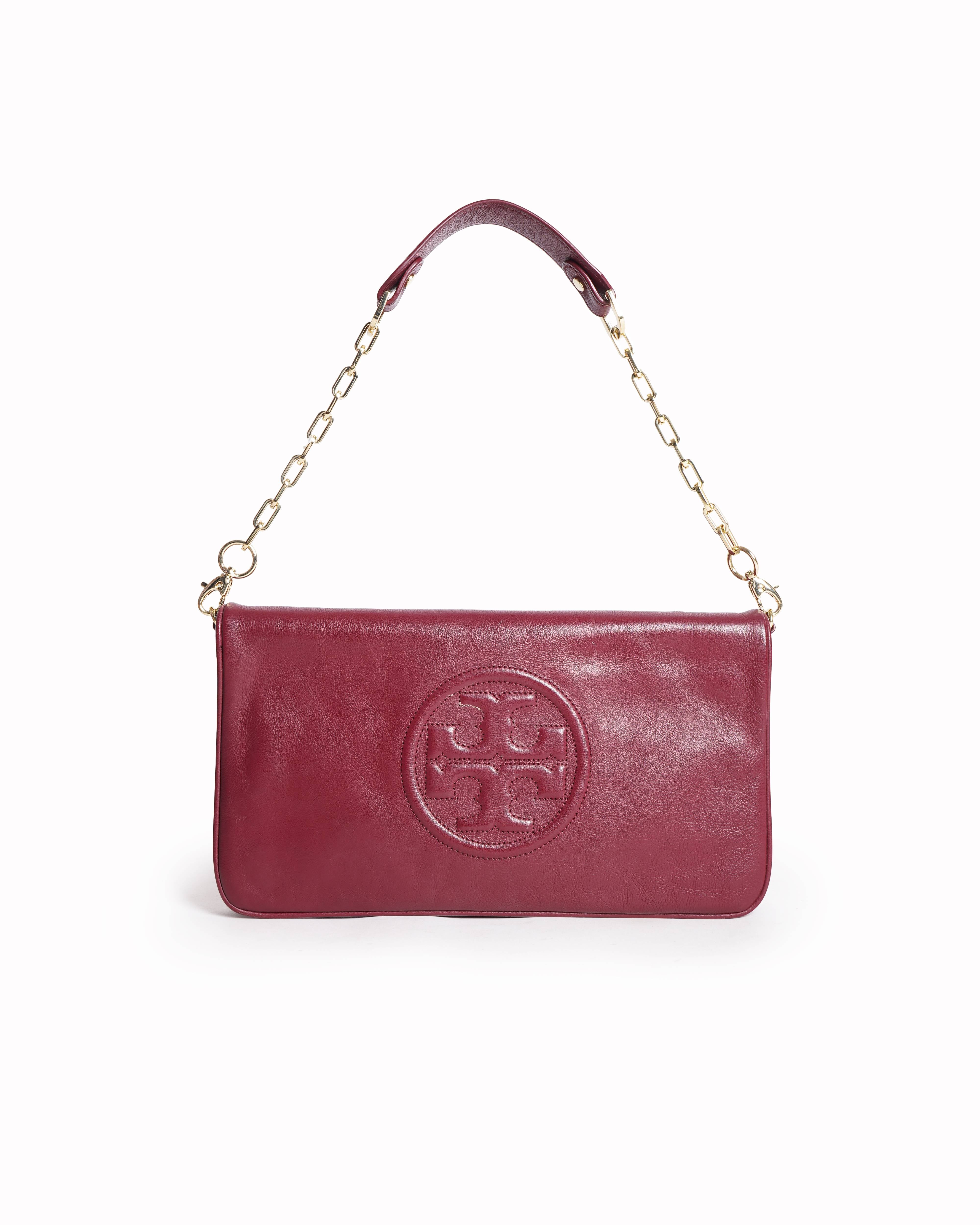 Tory burch bombe reva clutch with removable strap