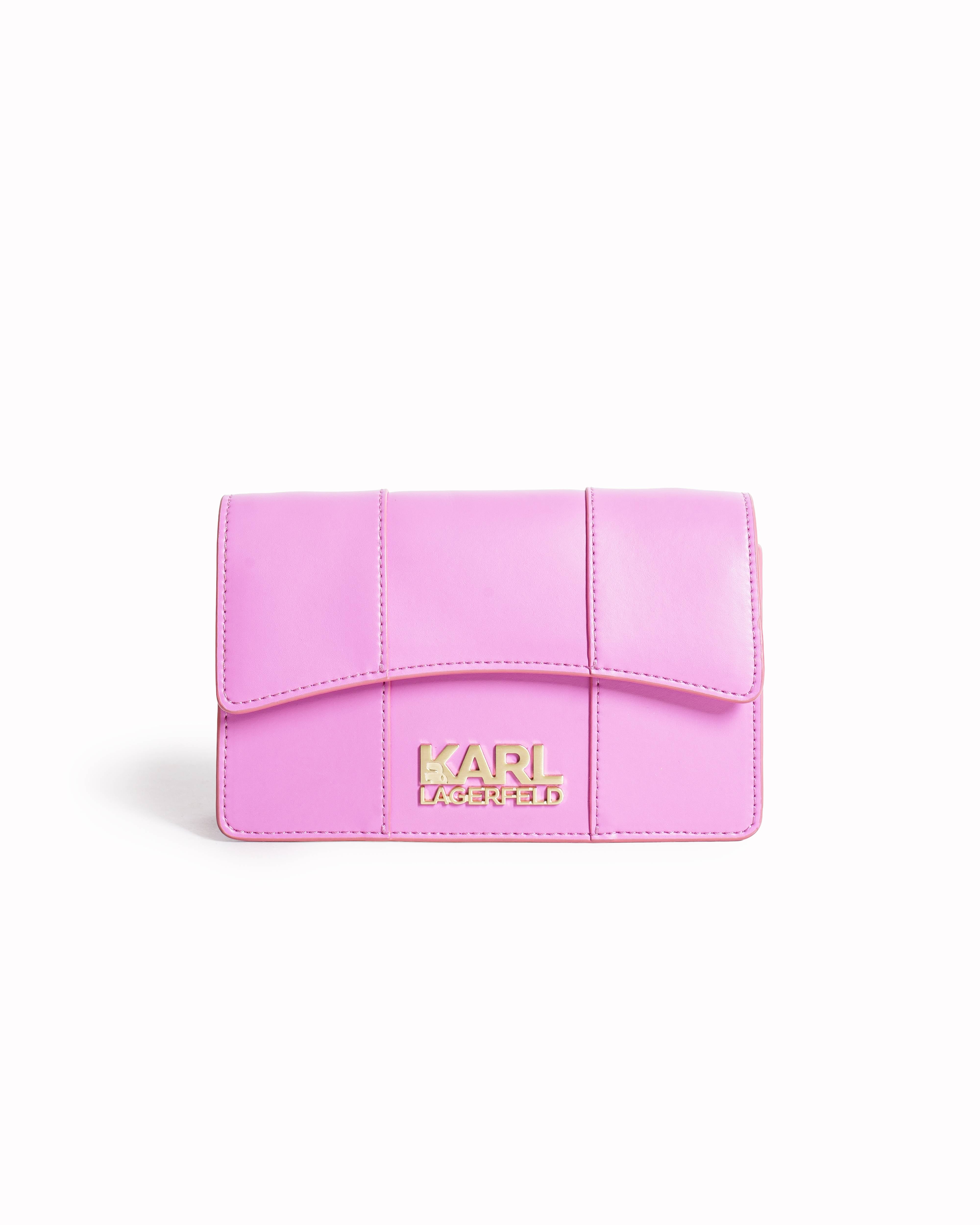Karl Lagerfeld K/Stone crossbody bag in pink