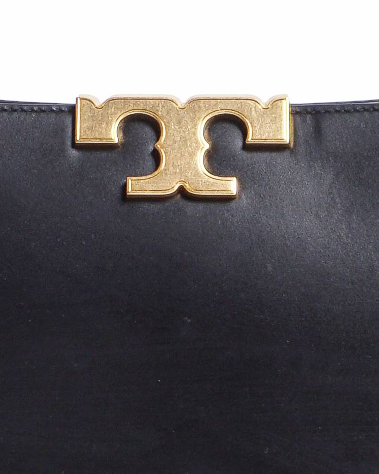 Tory Burch Eleanor Black Leather Satchel Bag