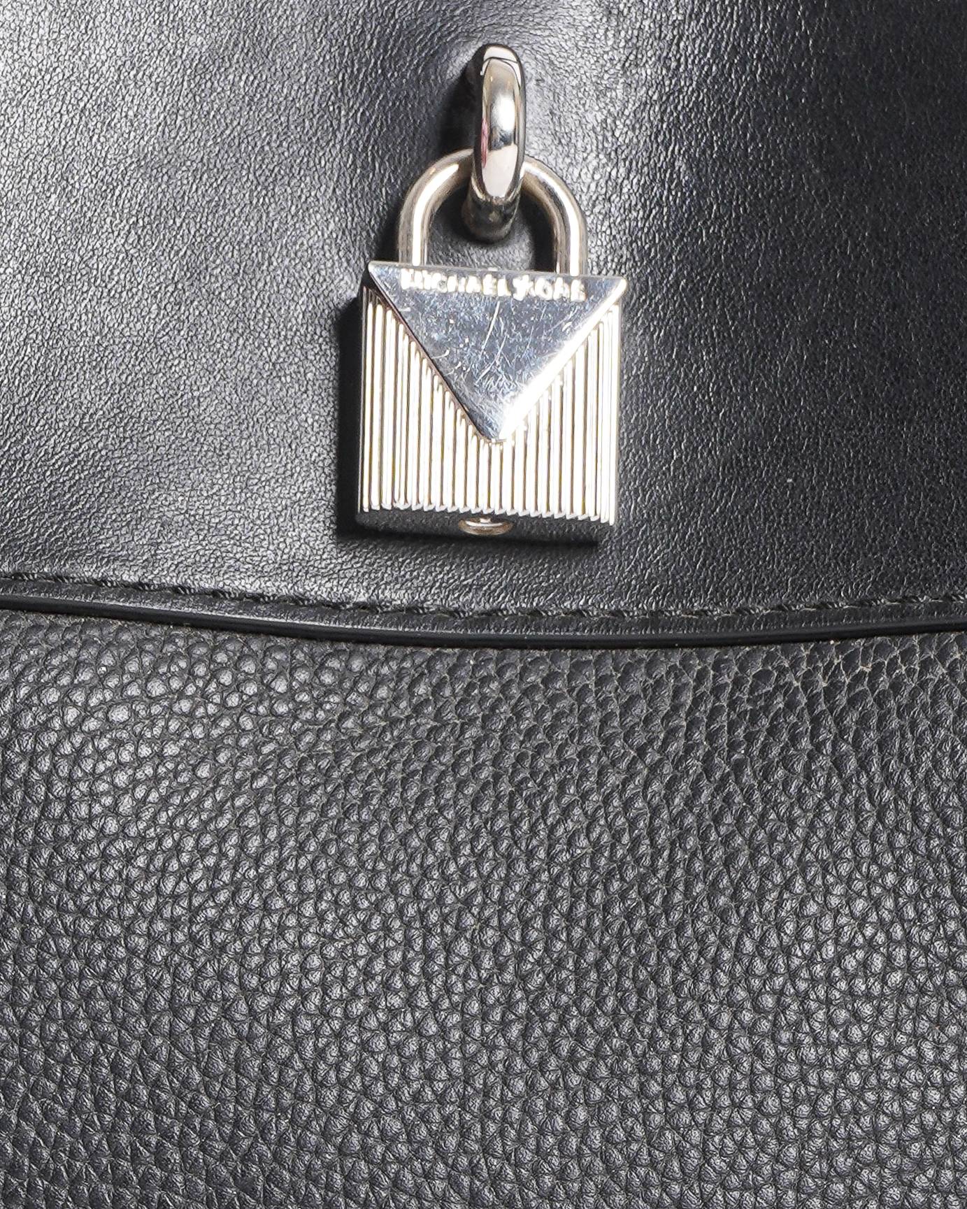 Michael Kors Large Satchel In Black