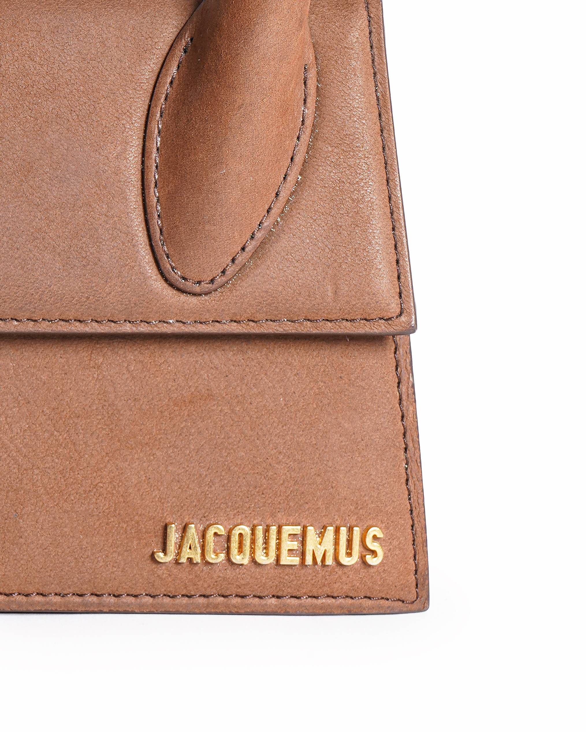Jacquemus Le Chiquito Moyen Crossbody Bag In Brown