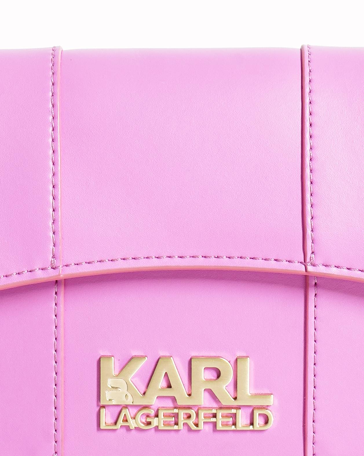 Karl Lagerfeld K/Stone crossbody bag in pink