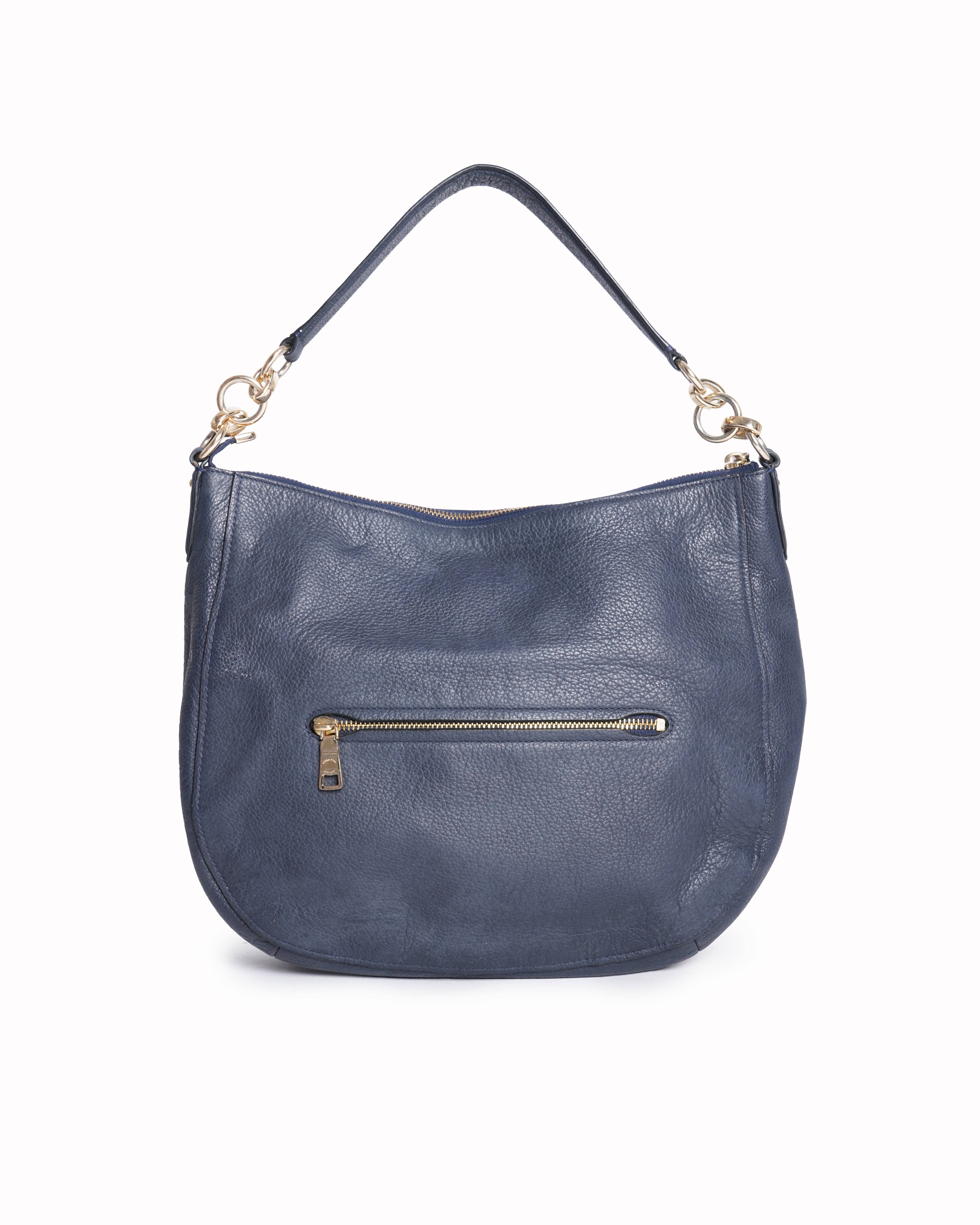 Coach Shoulder Bag In deep blue