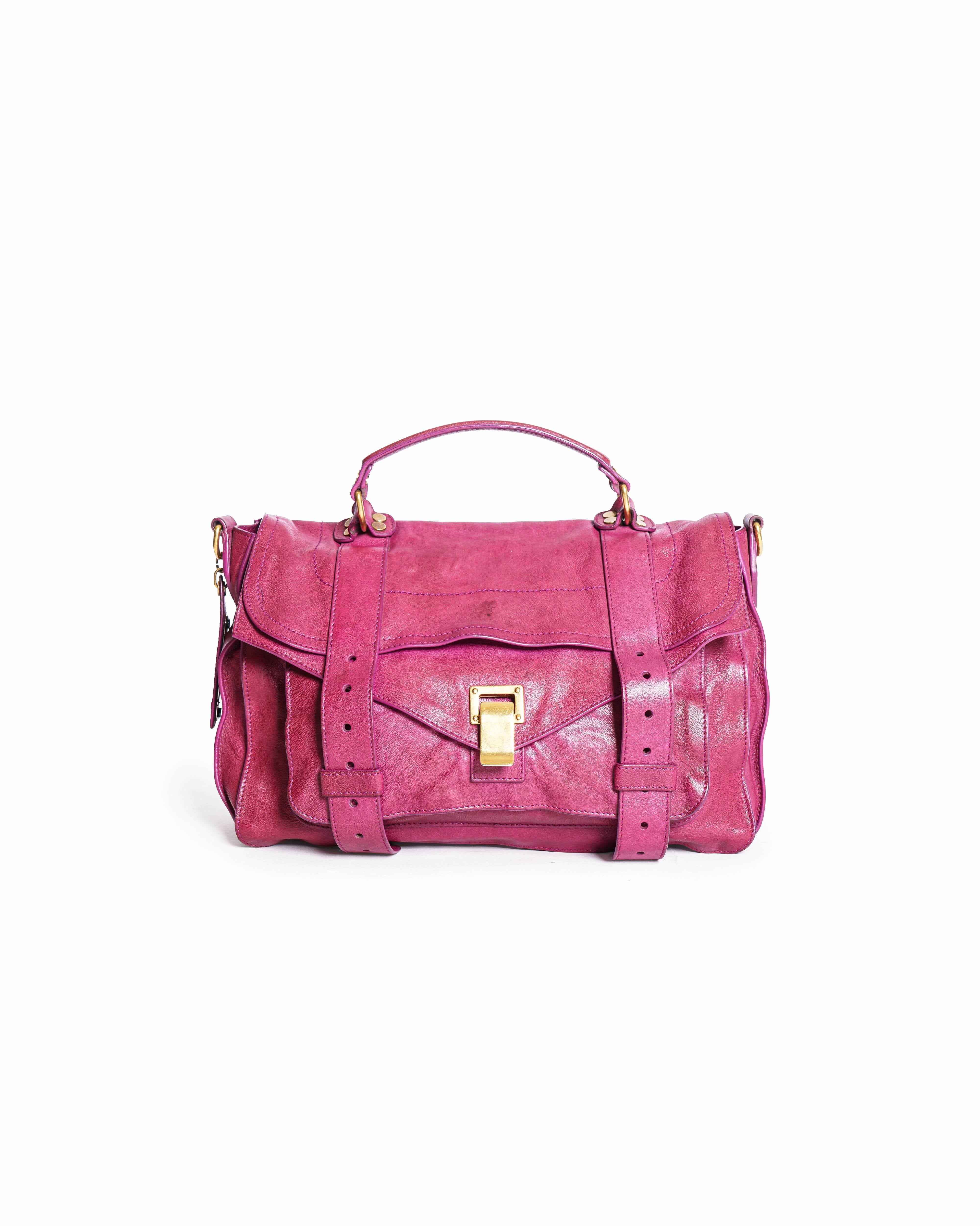 Proenza Schouler Fuchsia Pink Medium Satchel Bag