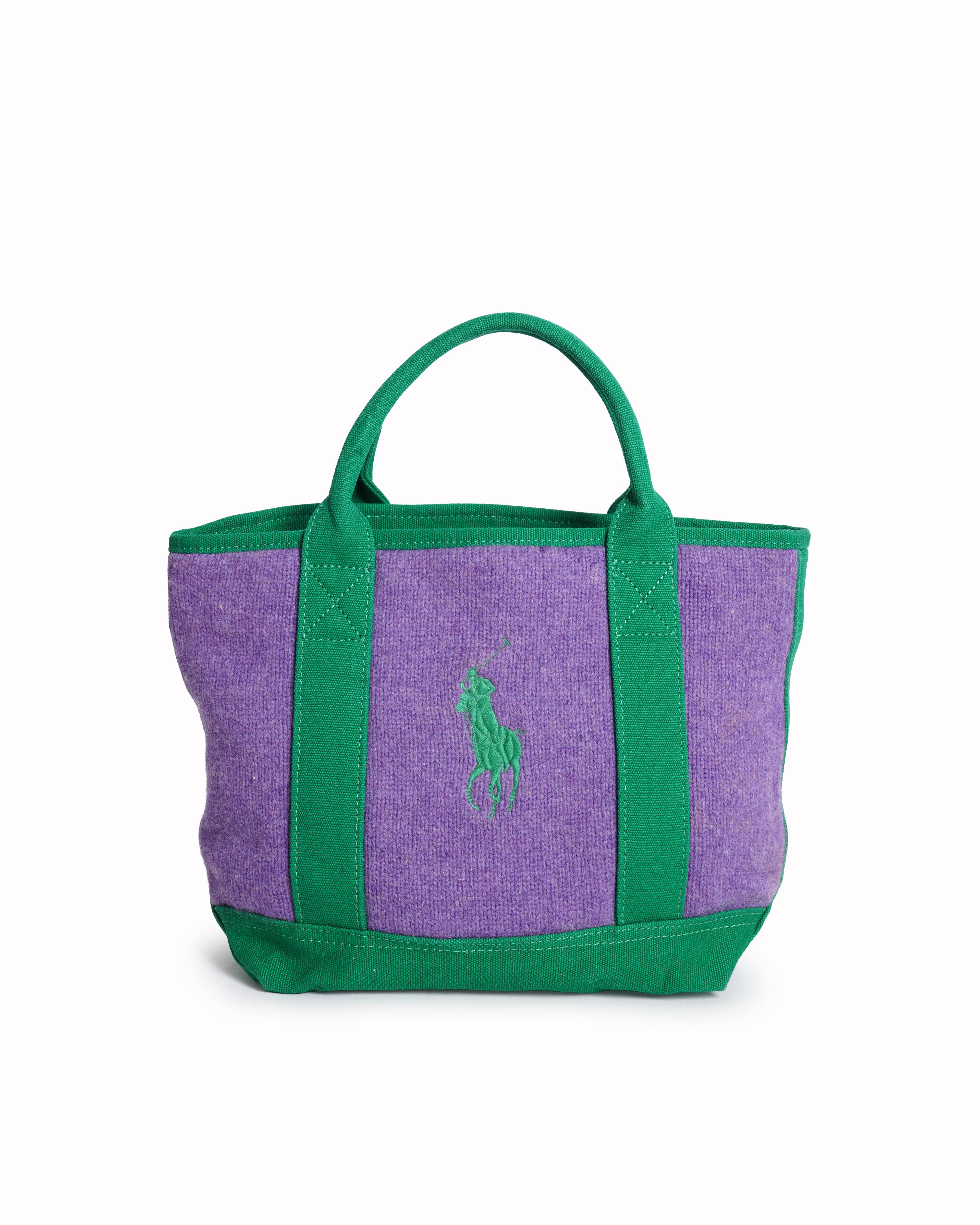 Vintage ralph lauren polo sport mini canvas tote