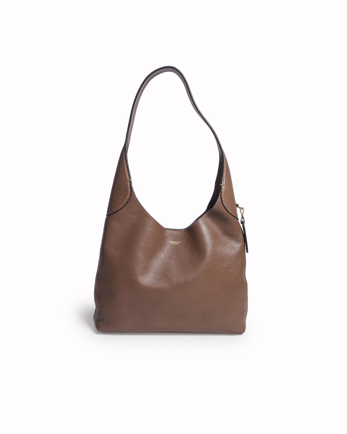 Coach Brooklyn Shoulder Bag 28 Brown Leather