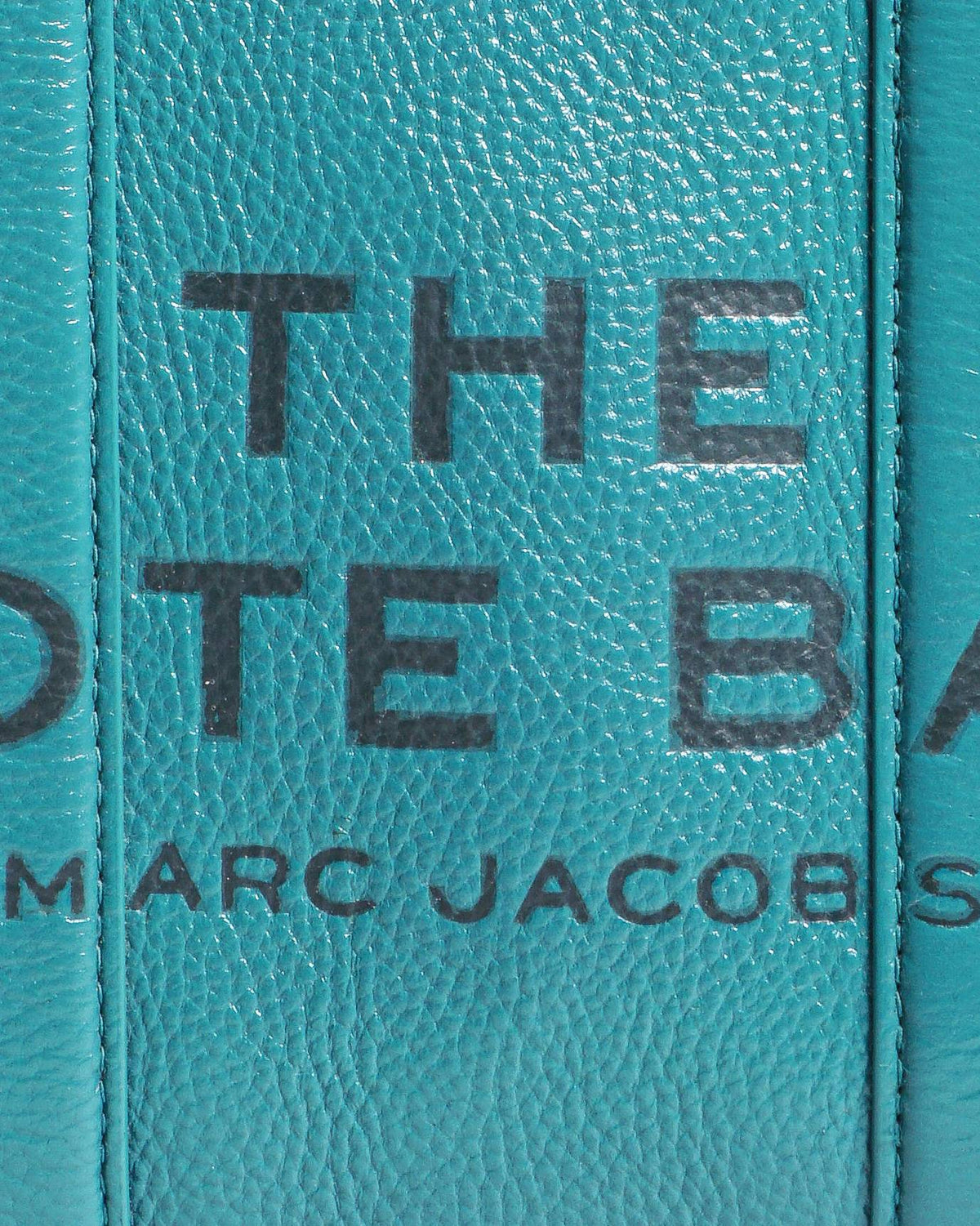Marc Jacobs Teal Green Leather Tote Bag