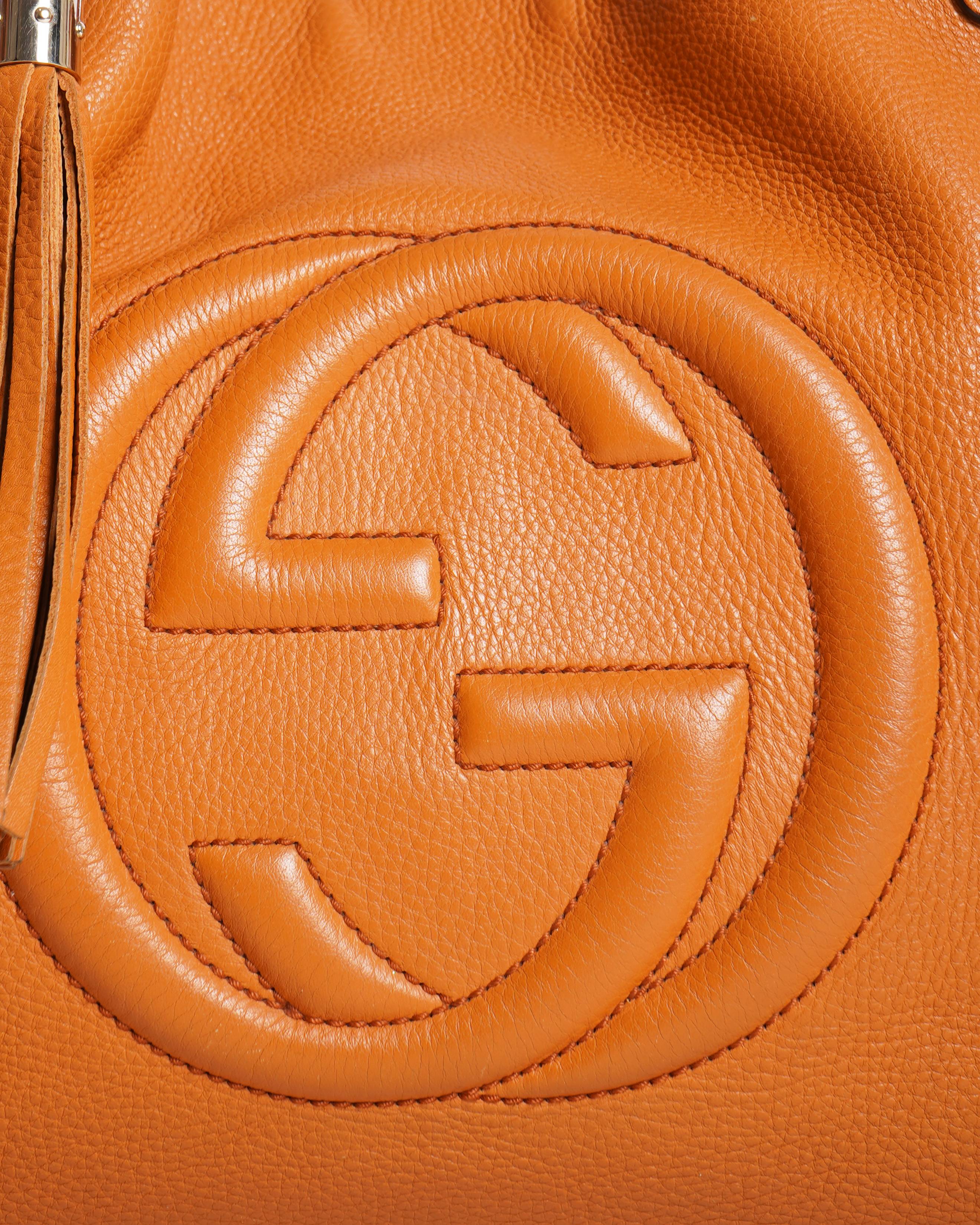 Gucci Orange Soho Tote