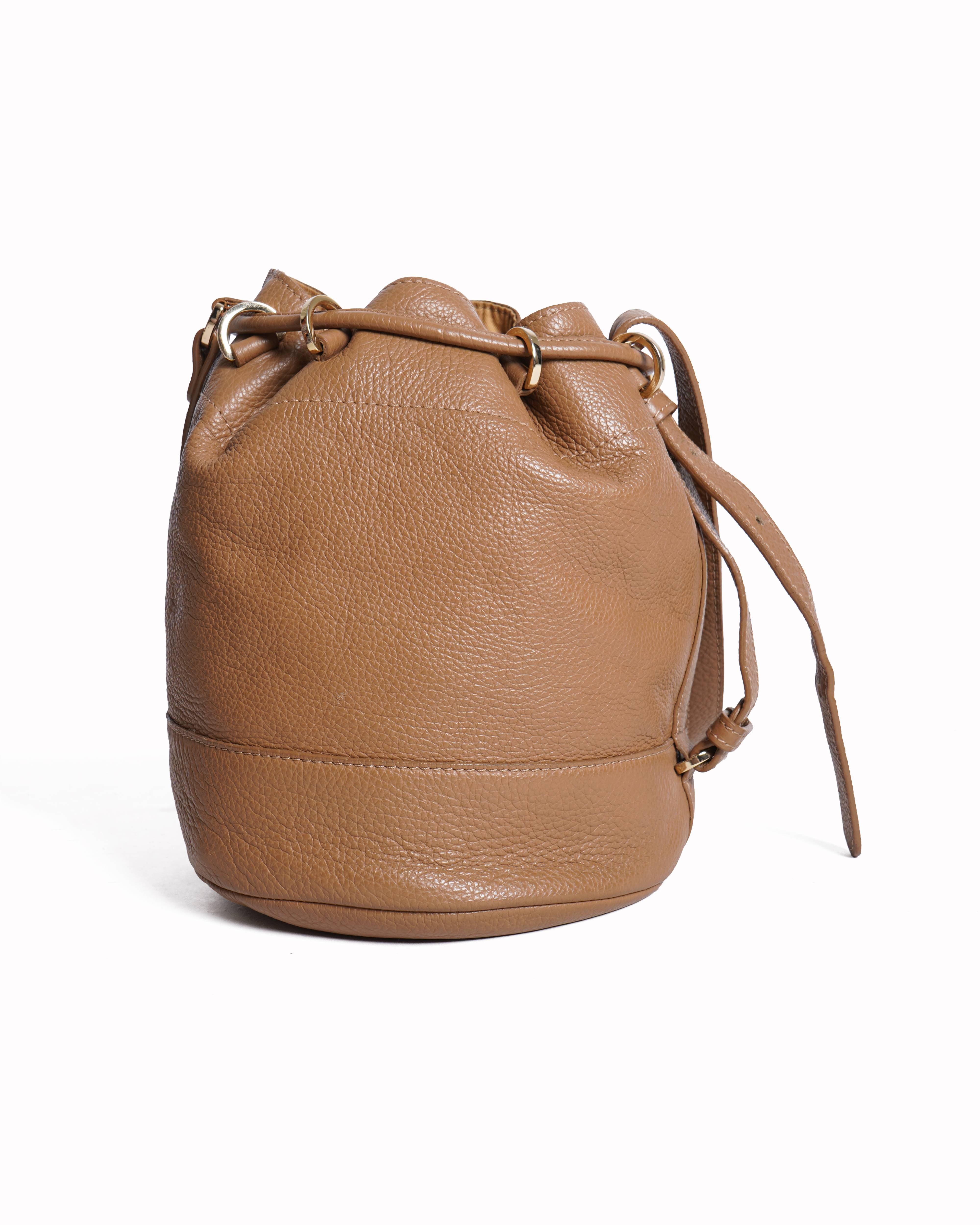See By Chloé vicki leather bucket bag in brown