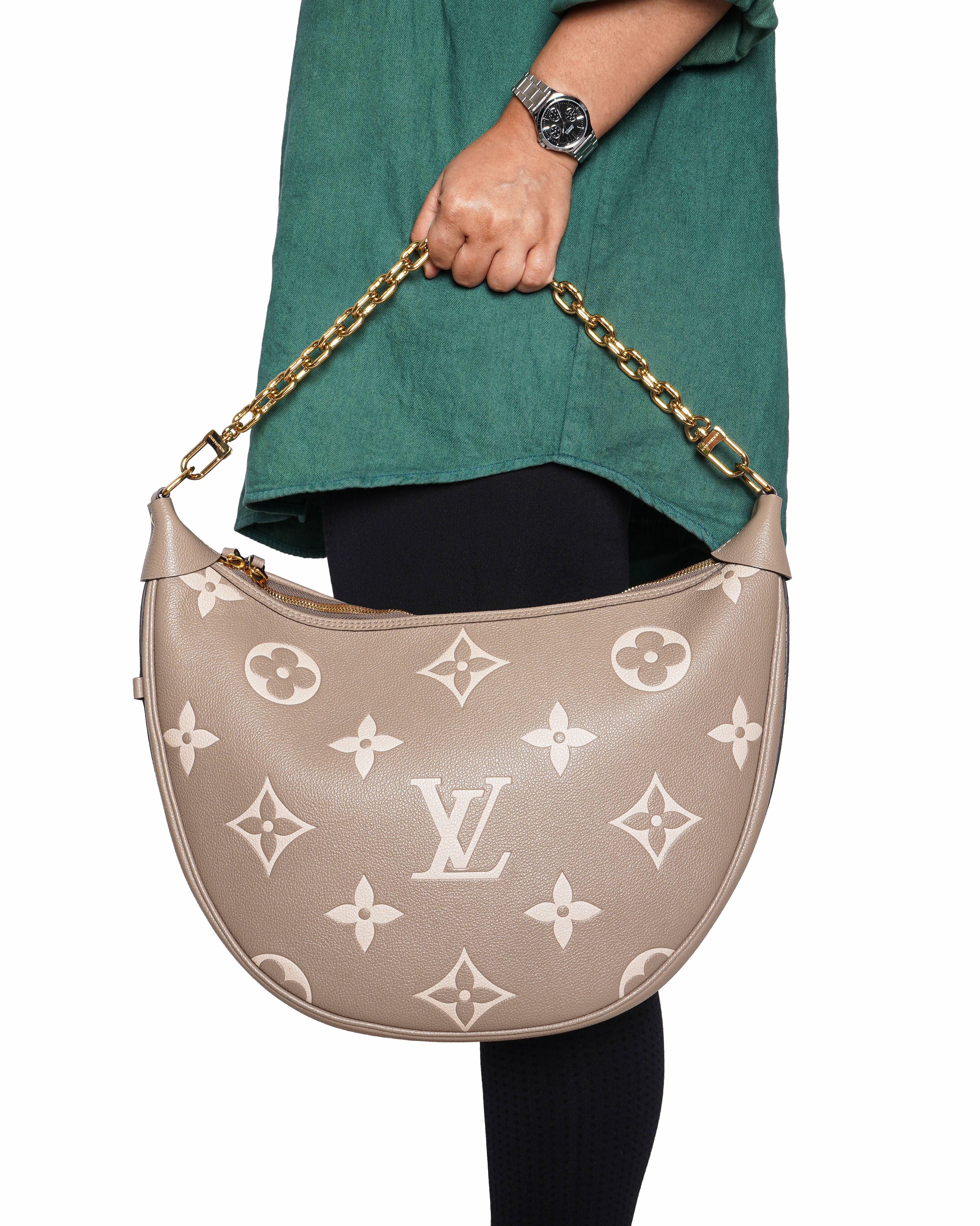 Louis Vuitton Loop Hobo Bicolour Monogram Empreinte Leather Bag