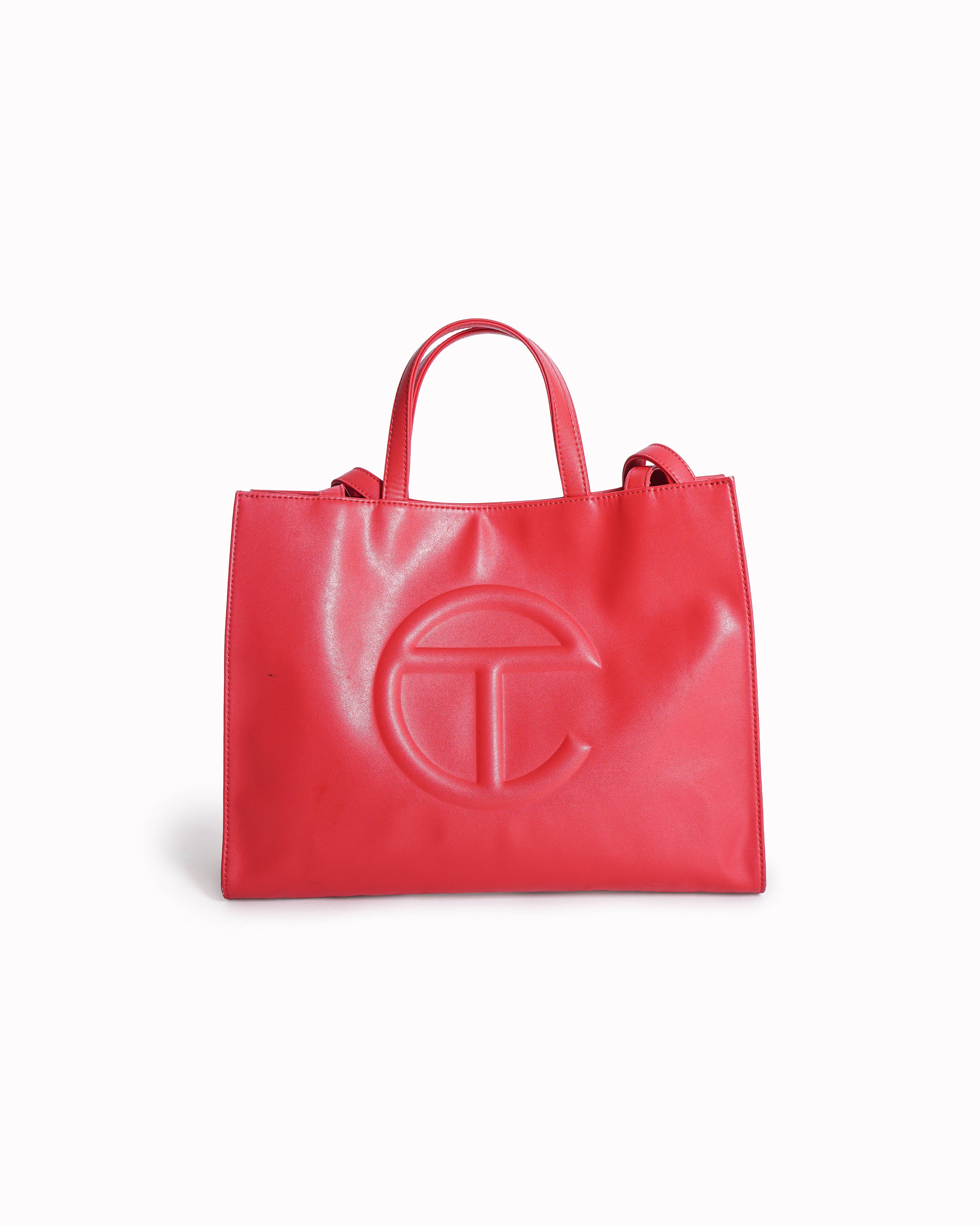 Telfar Medium Red Shopping Bag