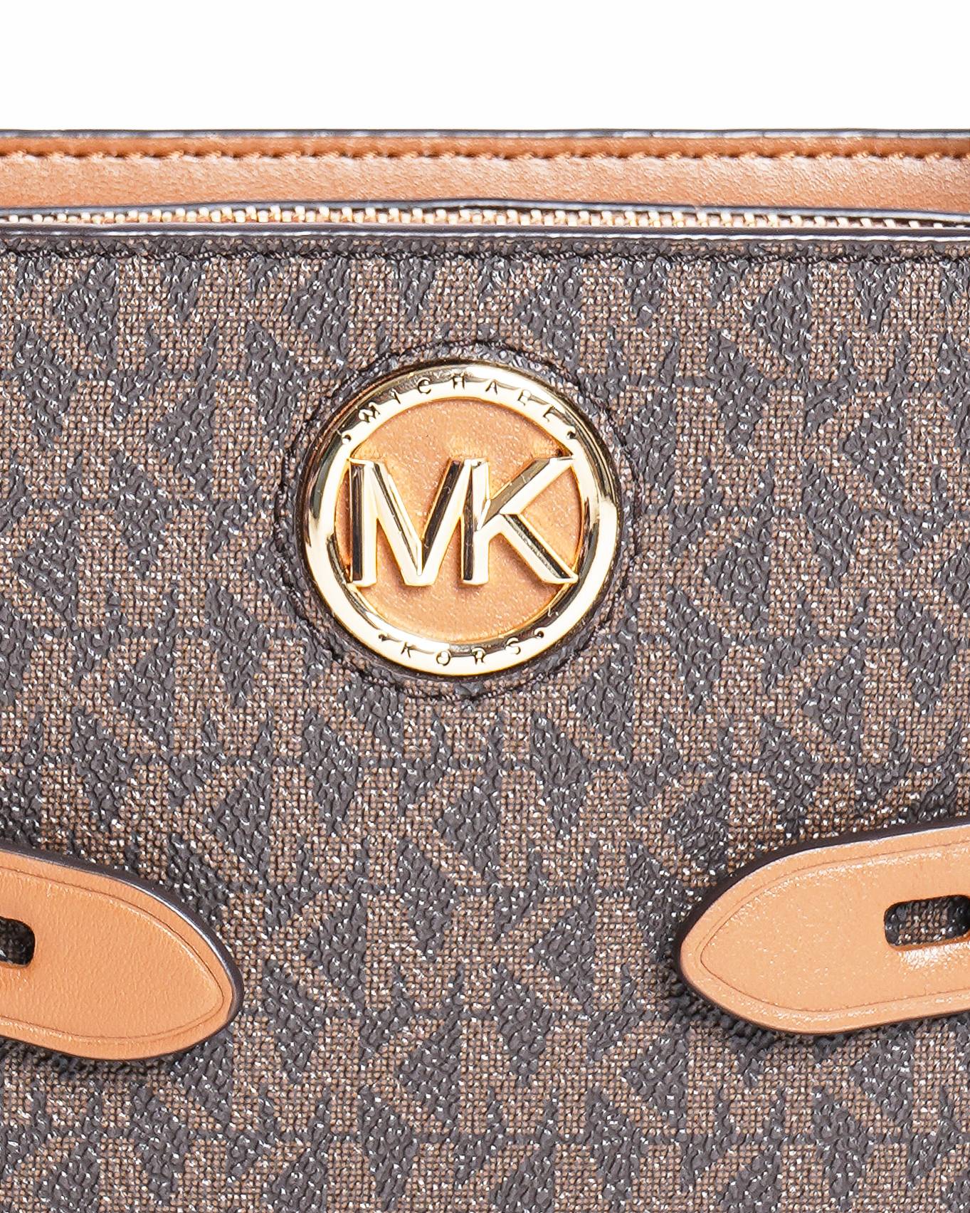 Michael Kors Carmen monogram logo messenger bag