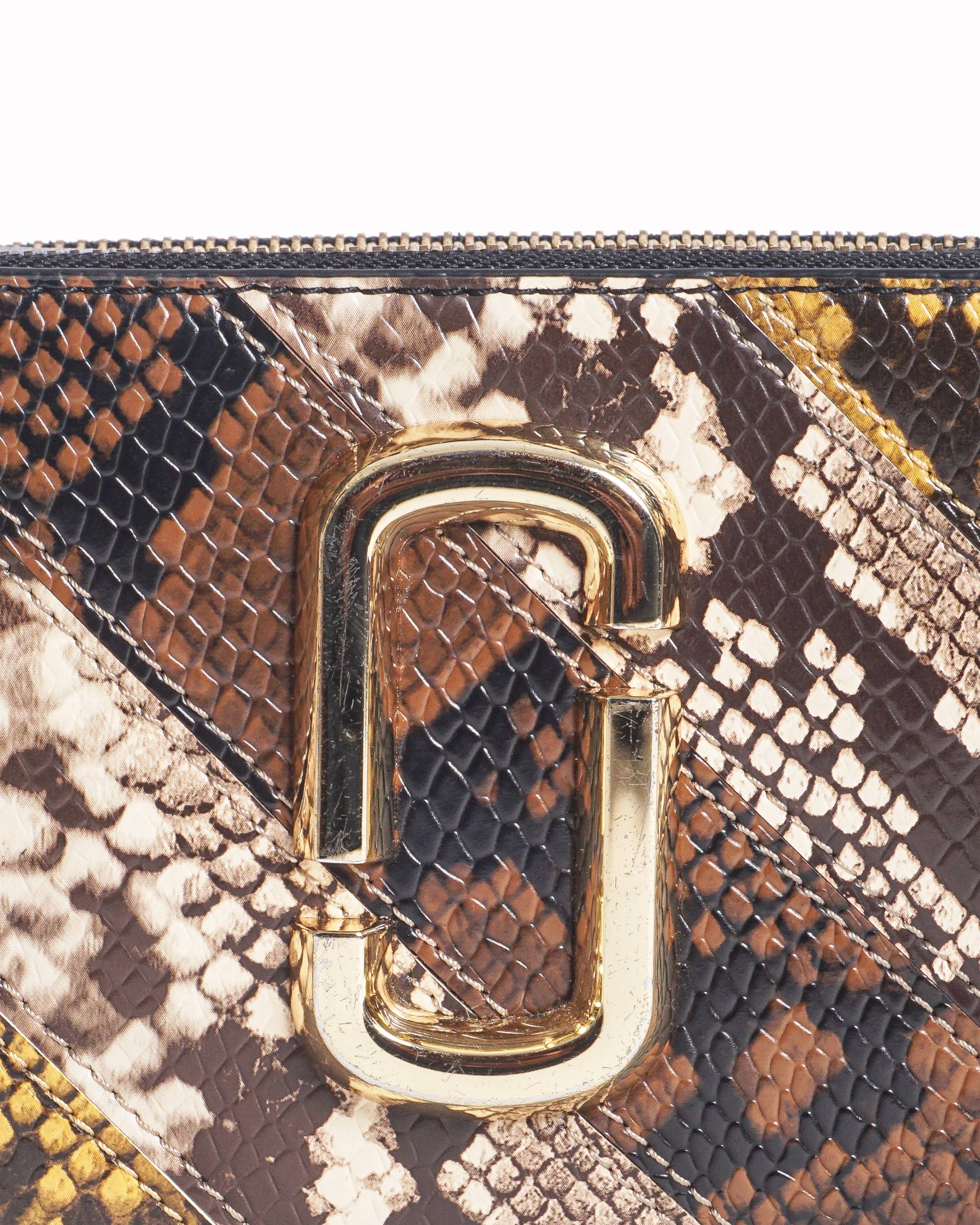 Marc Jacobs The Snapshot Snake Patchwork Camera Bag