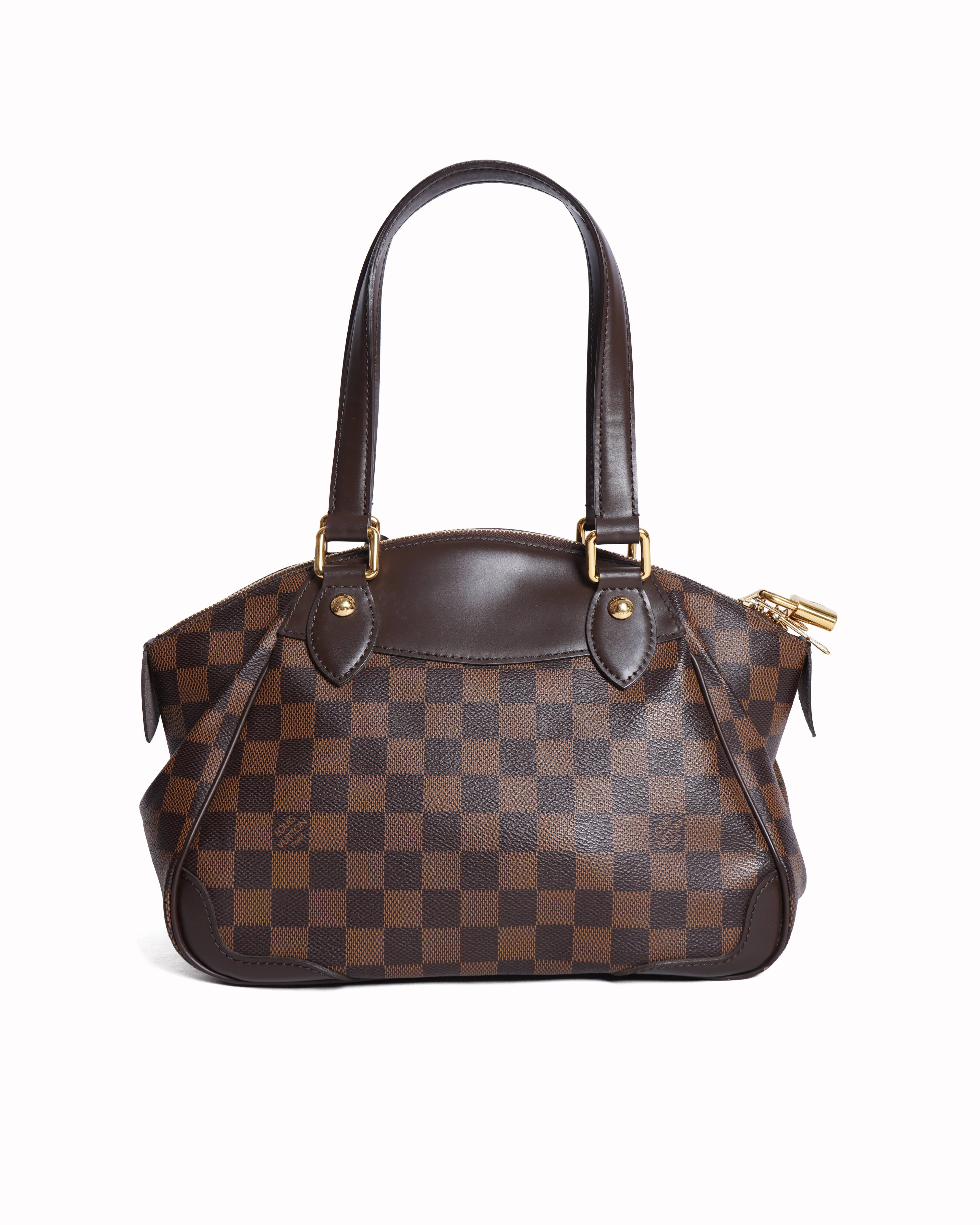 Louis Vuitton Verona Handbag Damier PM Brown Shoulder Bag