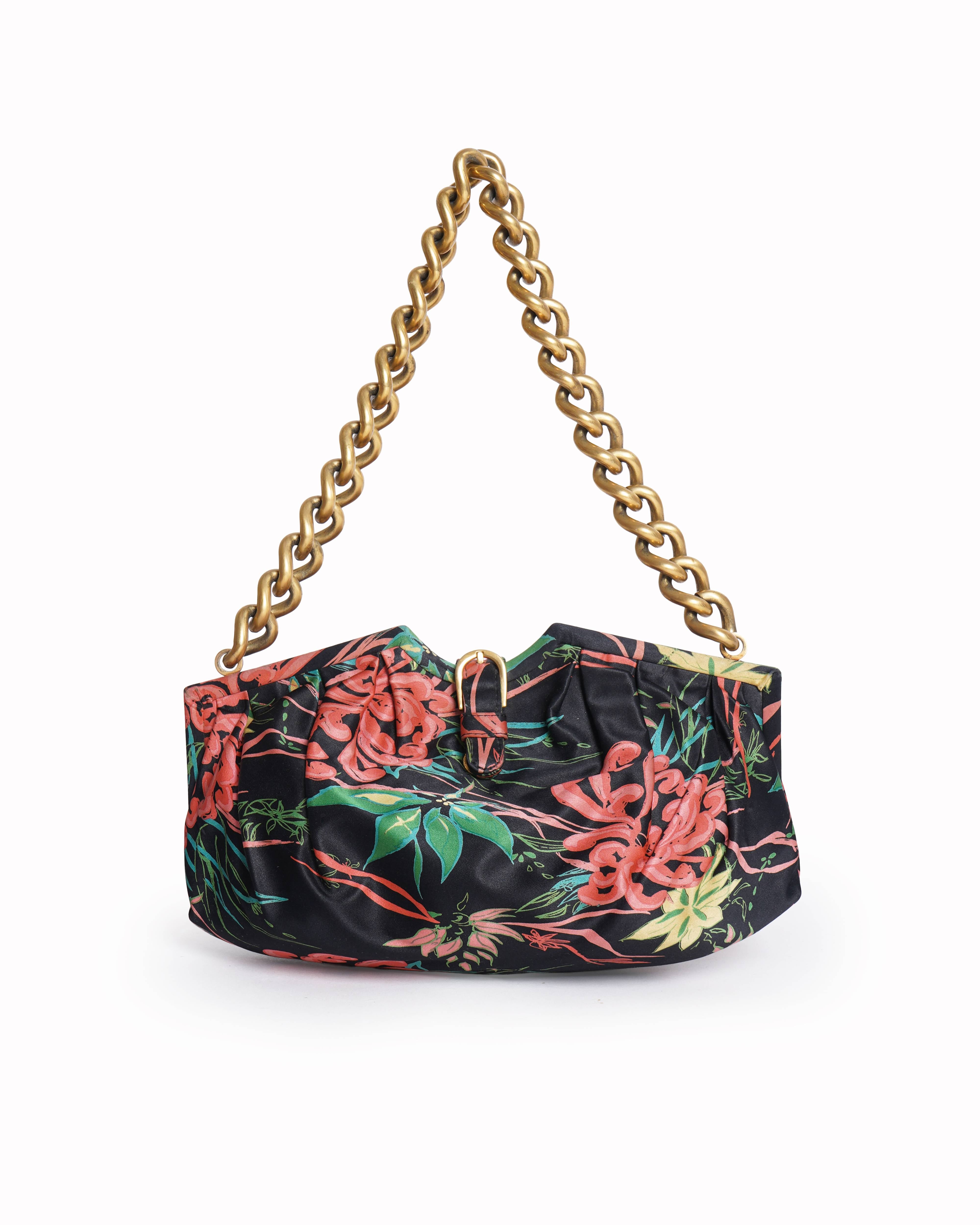 Jimmy Choo Floral Shoulder Bag