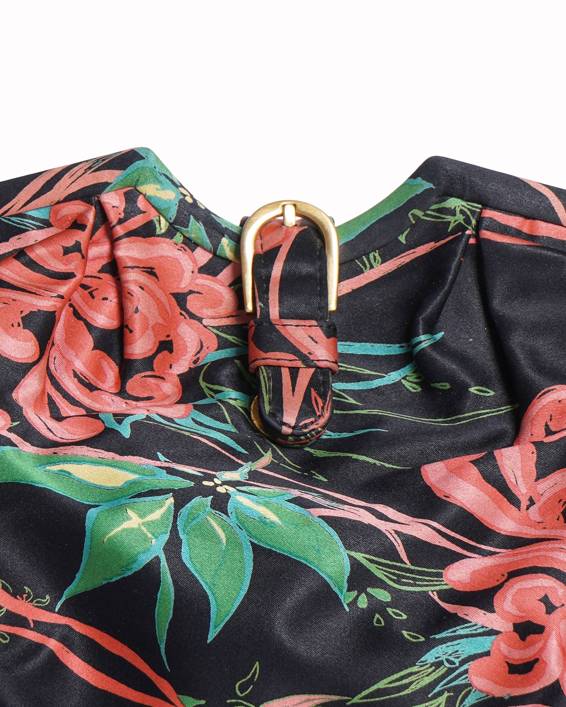 Jimmy Choo Floral Shoulder Bag