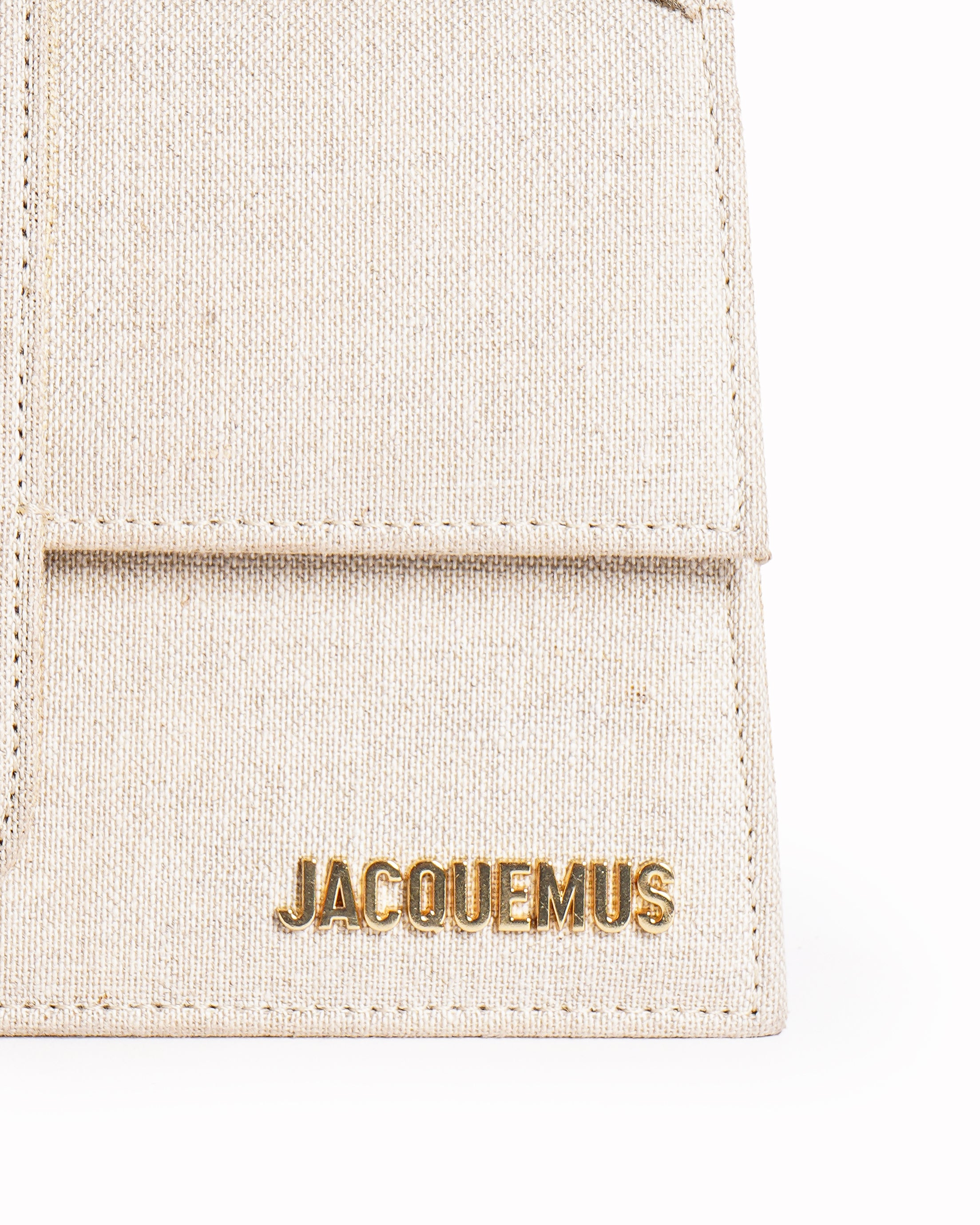 Jacquemus Le Grand Bambino Linen Handbag With Crossbody Strap