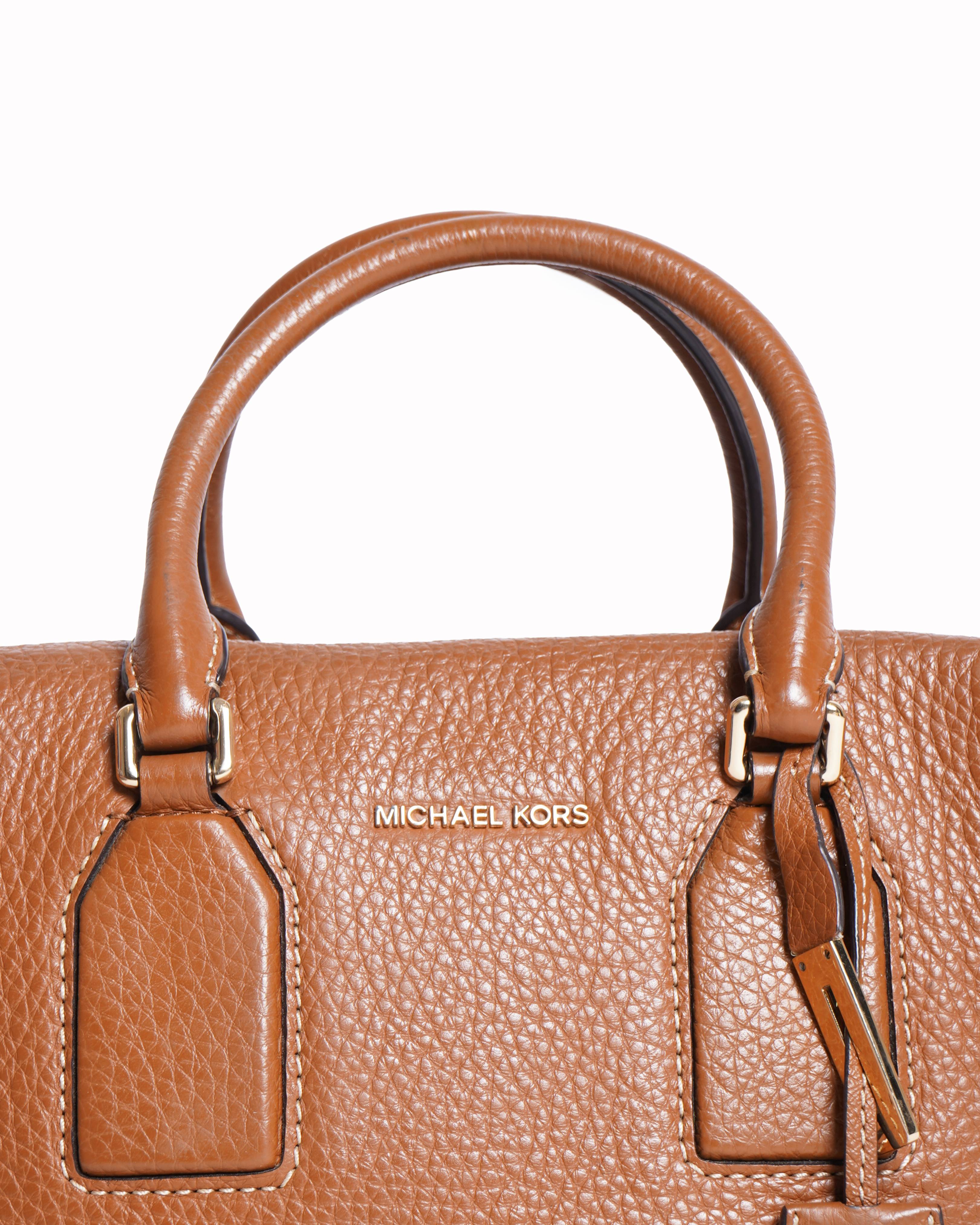 Michael Kors Top Handle Bag In Brown