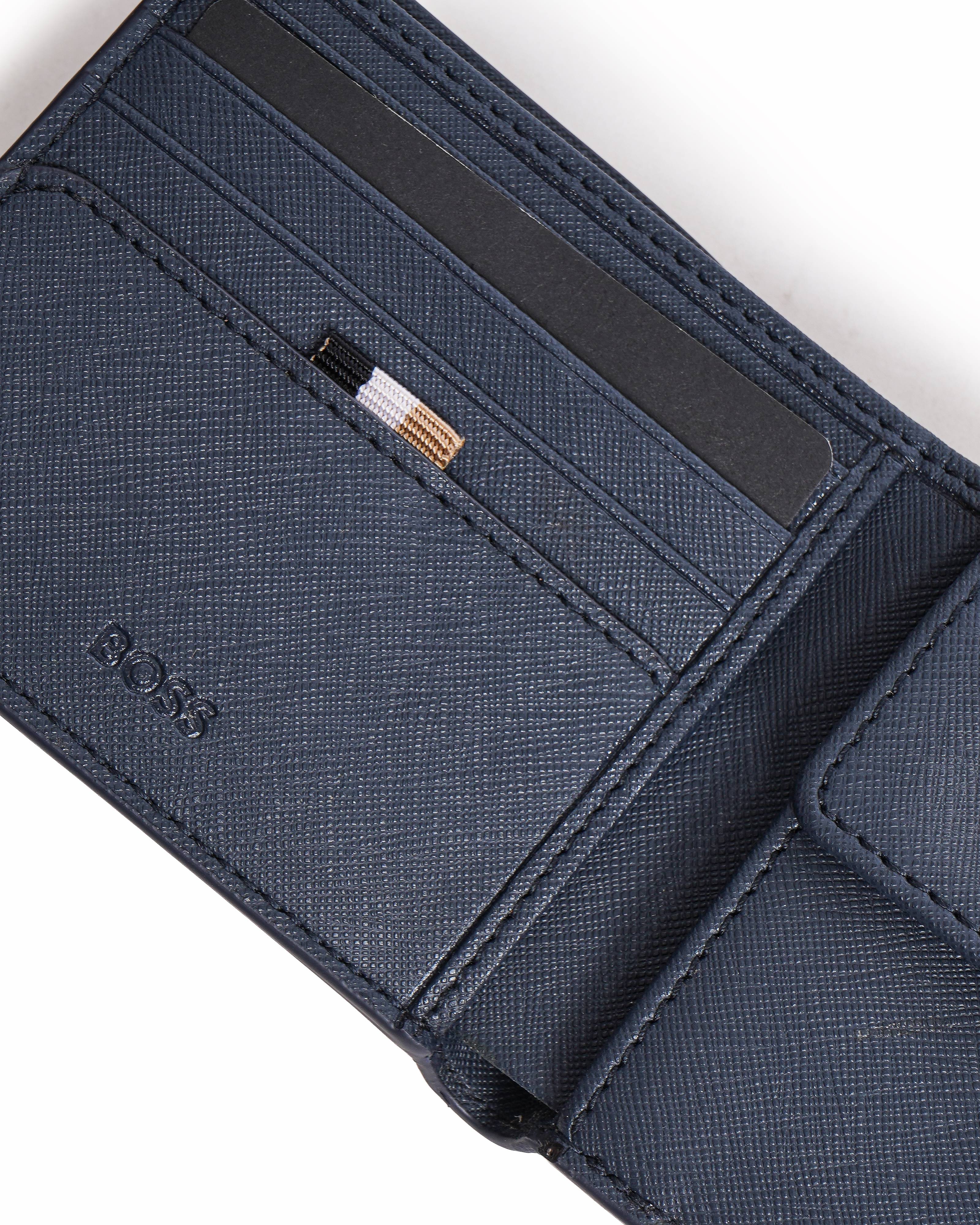 Boss Card holder and wallet Set in blue