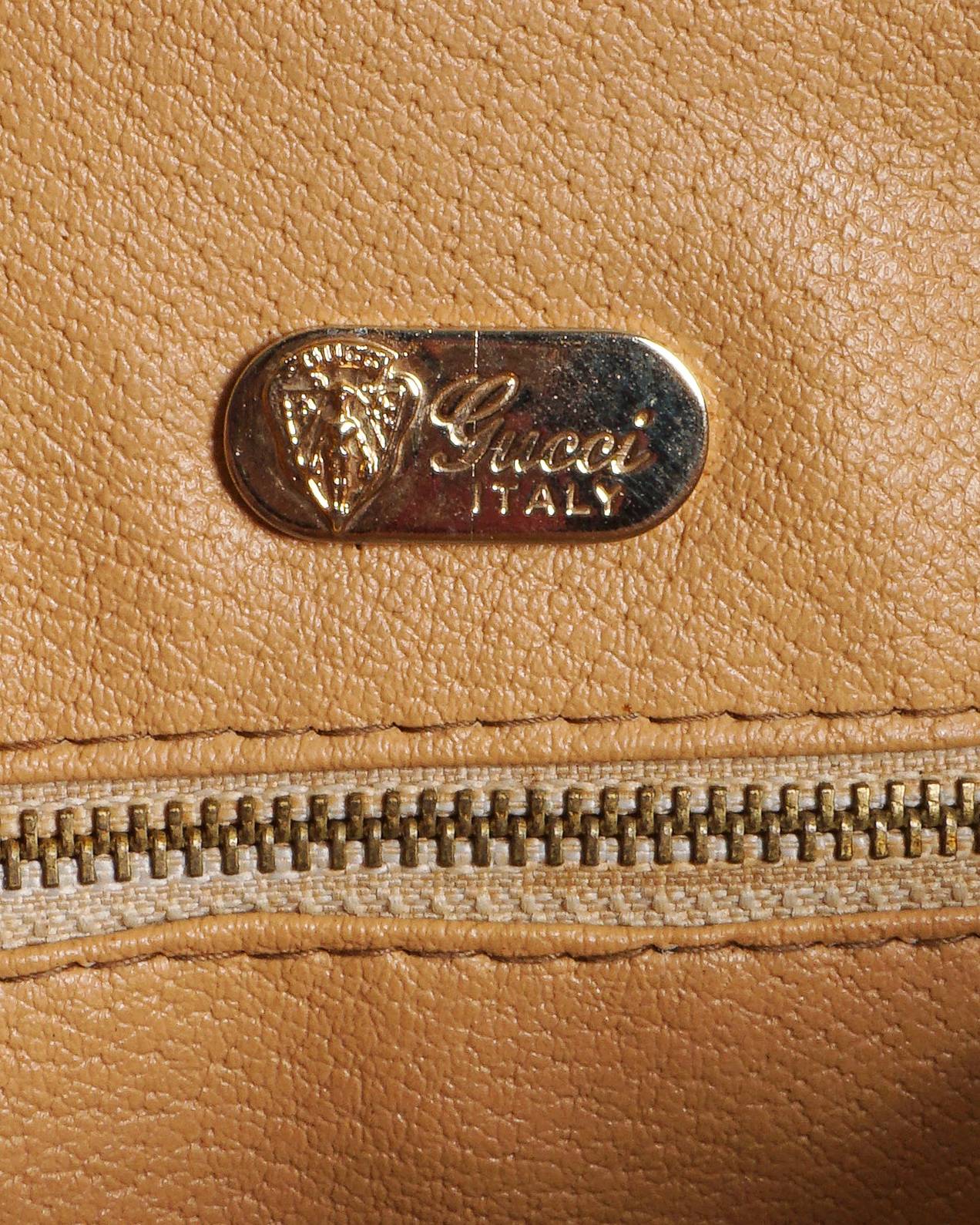 Gucci Vintage 1980s Micro-GG Monogram Shoulder Bag