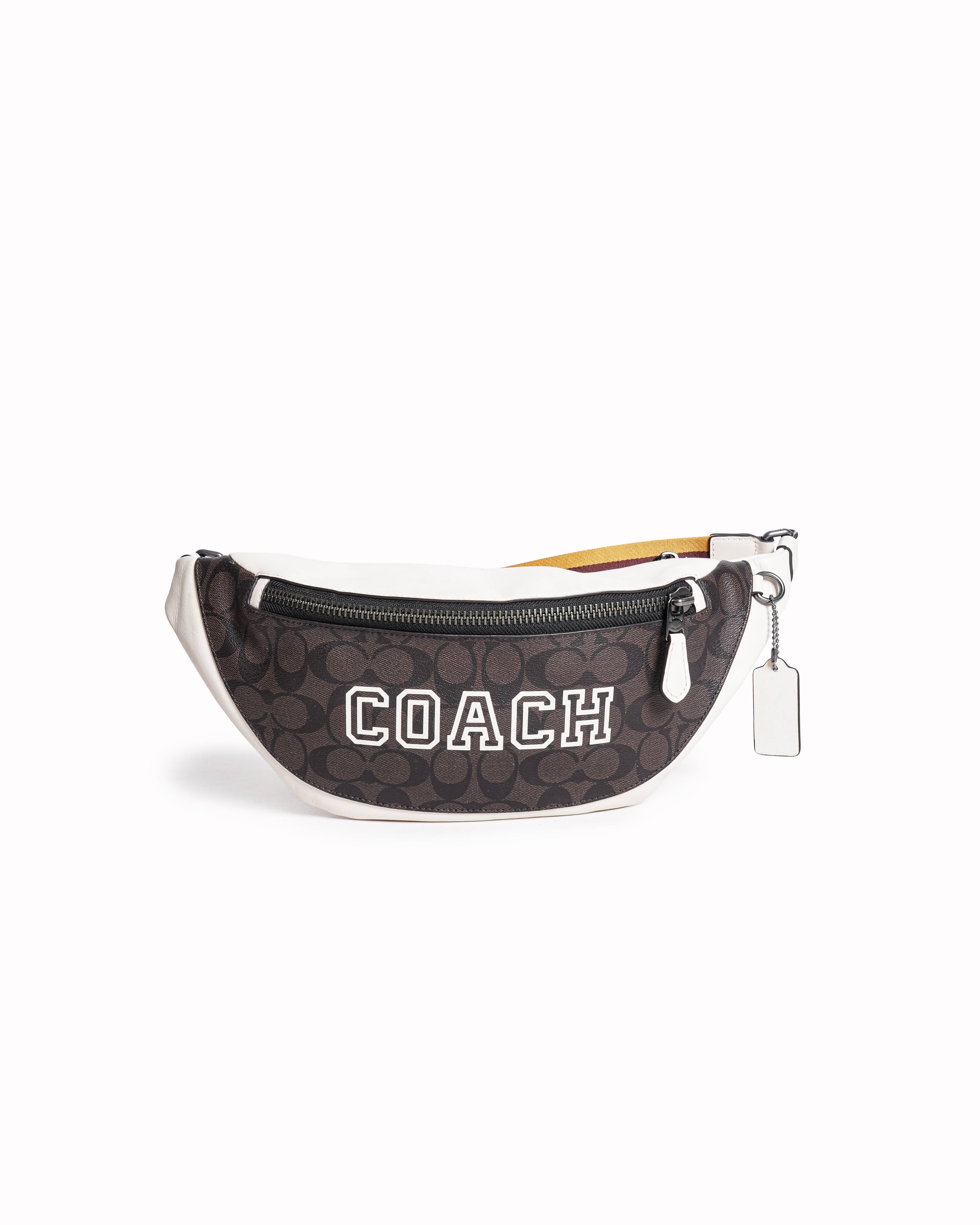 Coach Men's Warren Belt Bag In Signature Canvas