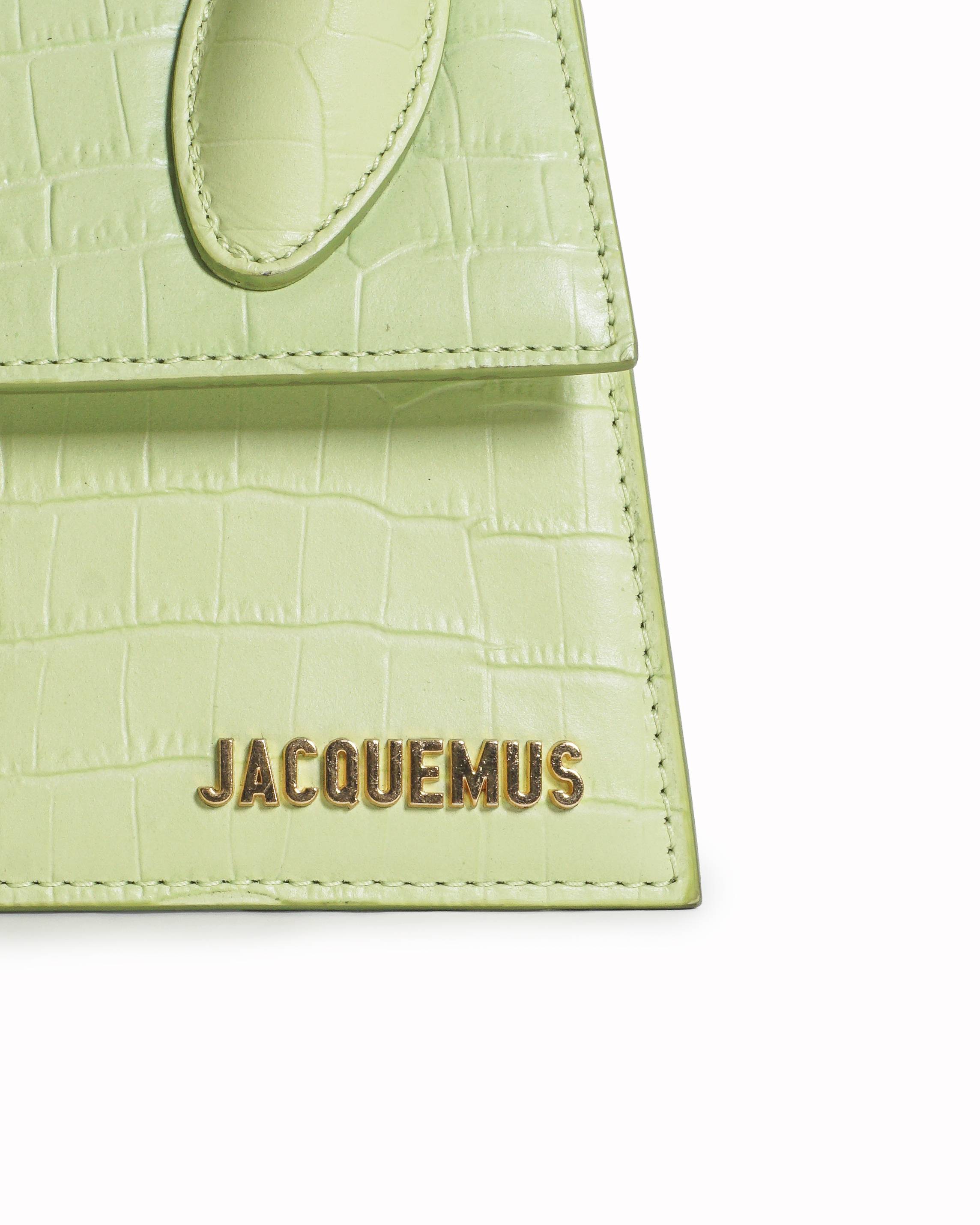 Jacquemus Le Chiquito Medium Bag in Croc-Embossed Leather
