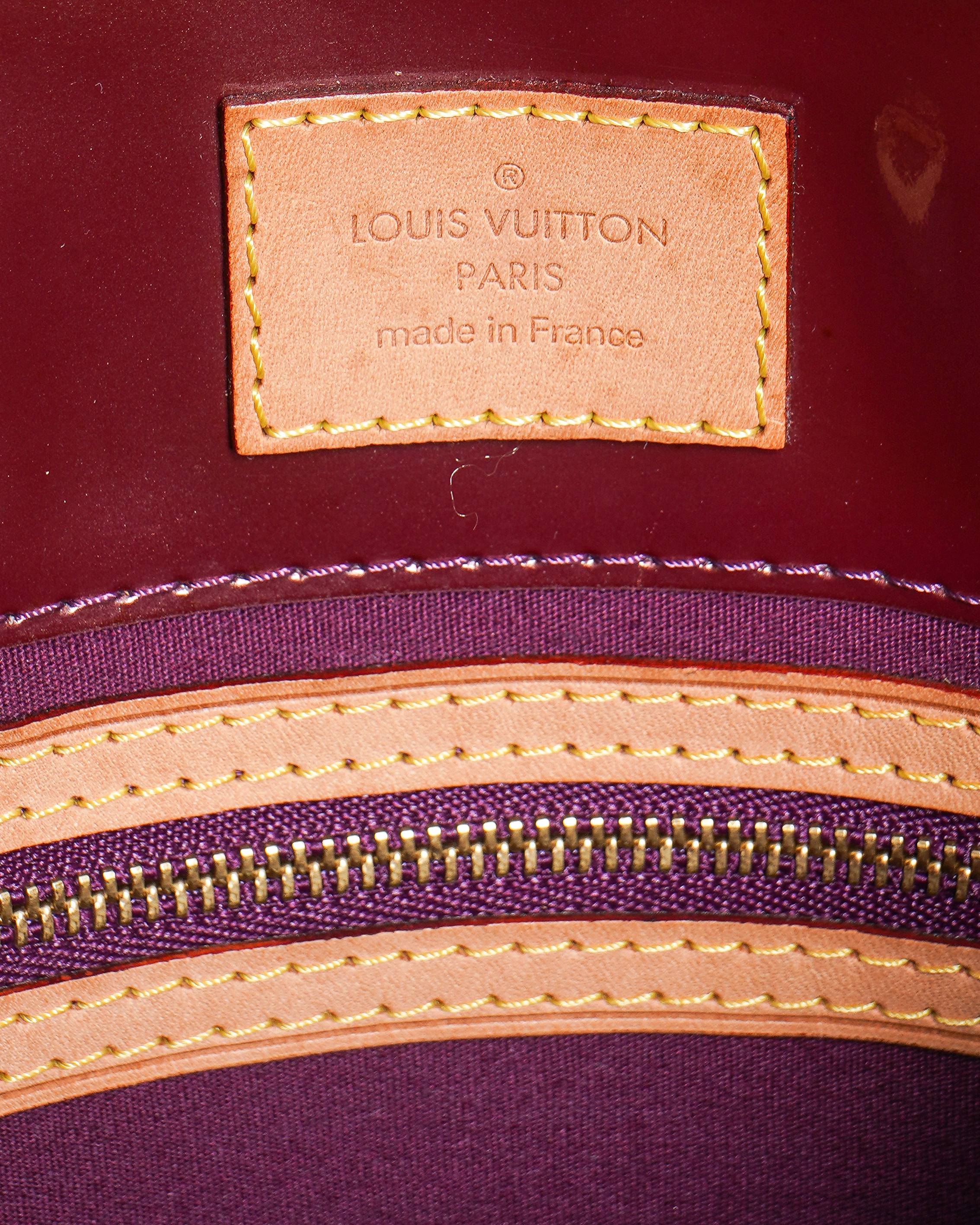 Louis Vuitton Brentwood patent leather handbag