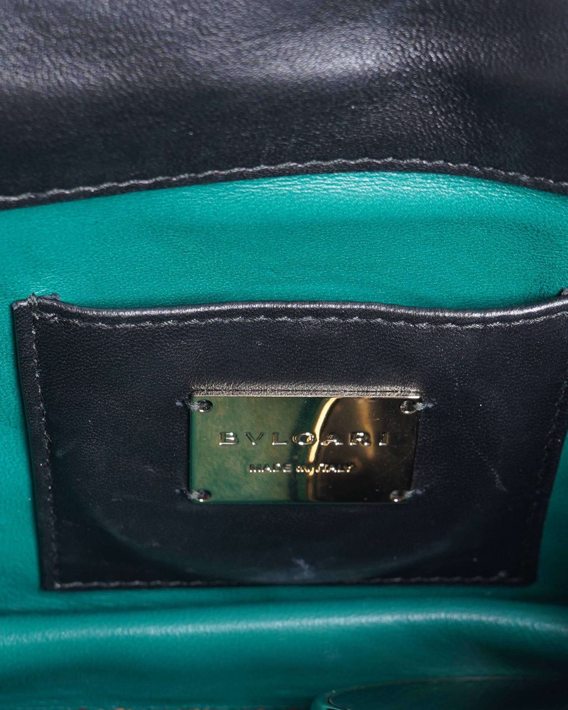 Bvlgari calfskin quilted serpenti forever crossbody bag