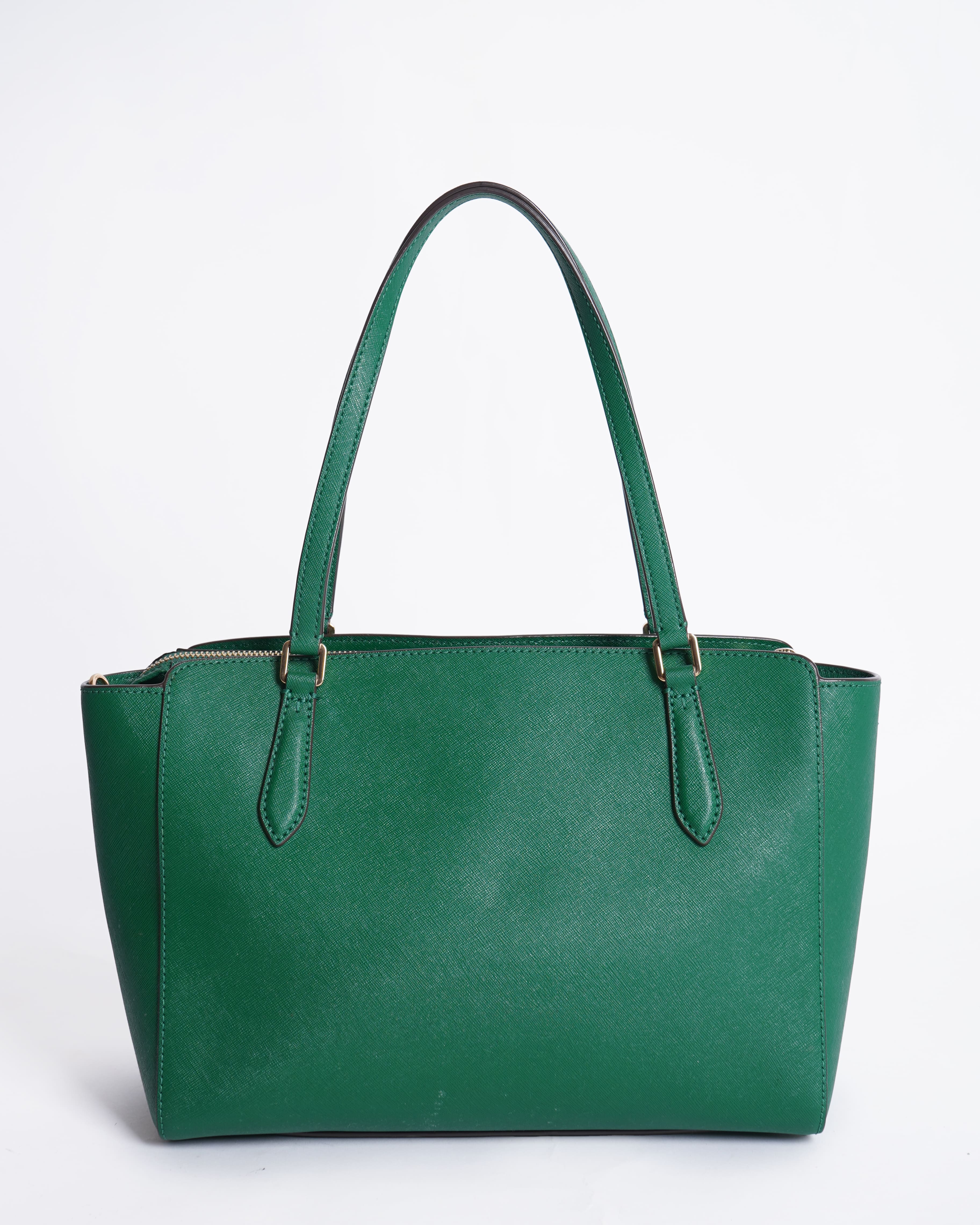Tory burch emerson top zip tote bag