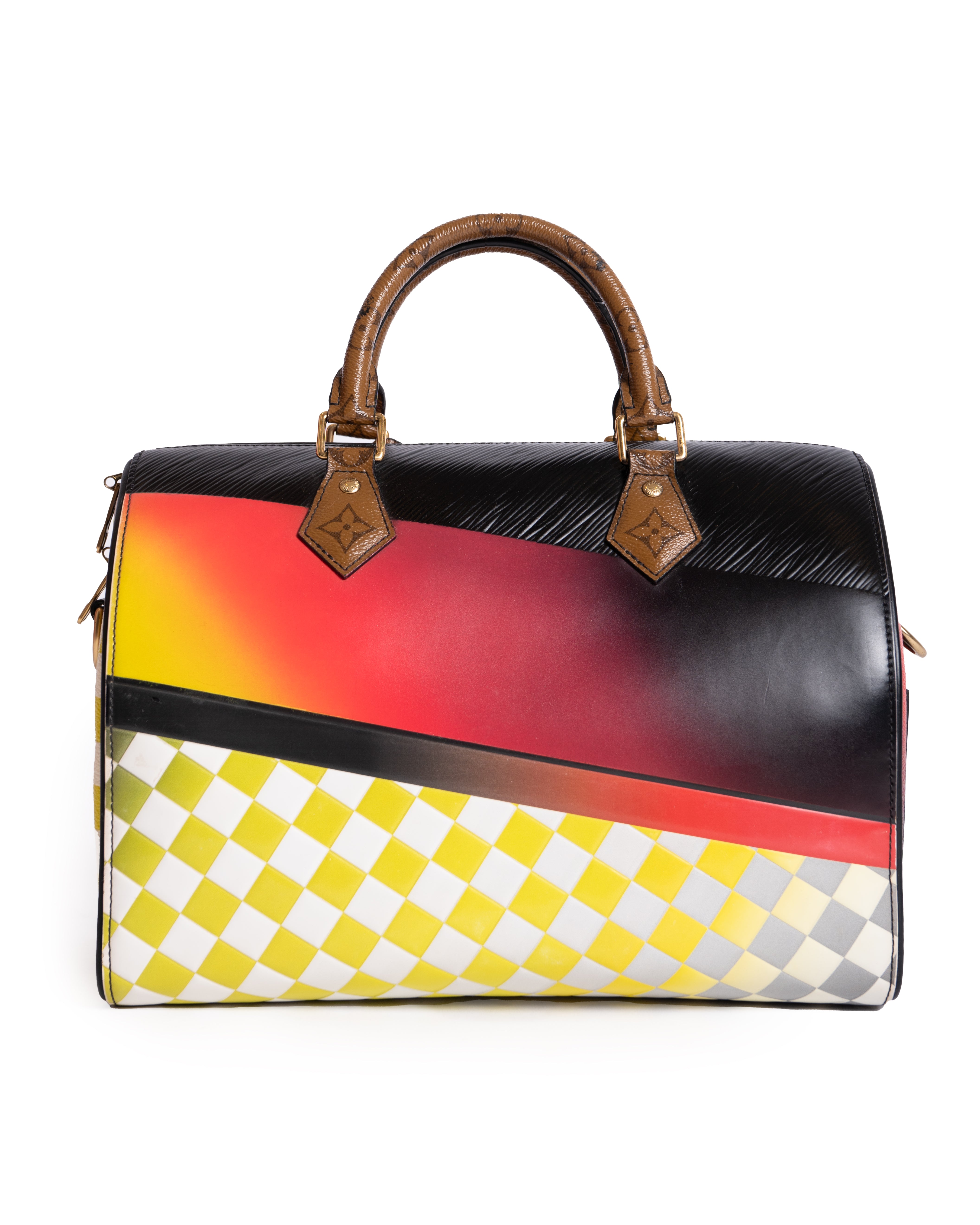 Louis Vuitton EPI Damier Speedy Bandouliere Bag 2017 Collection