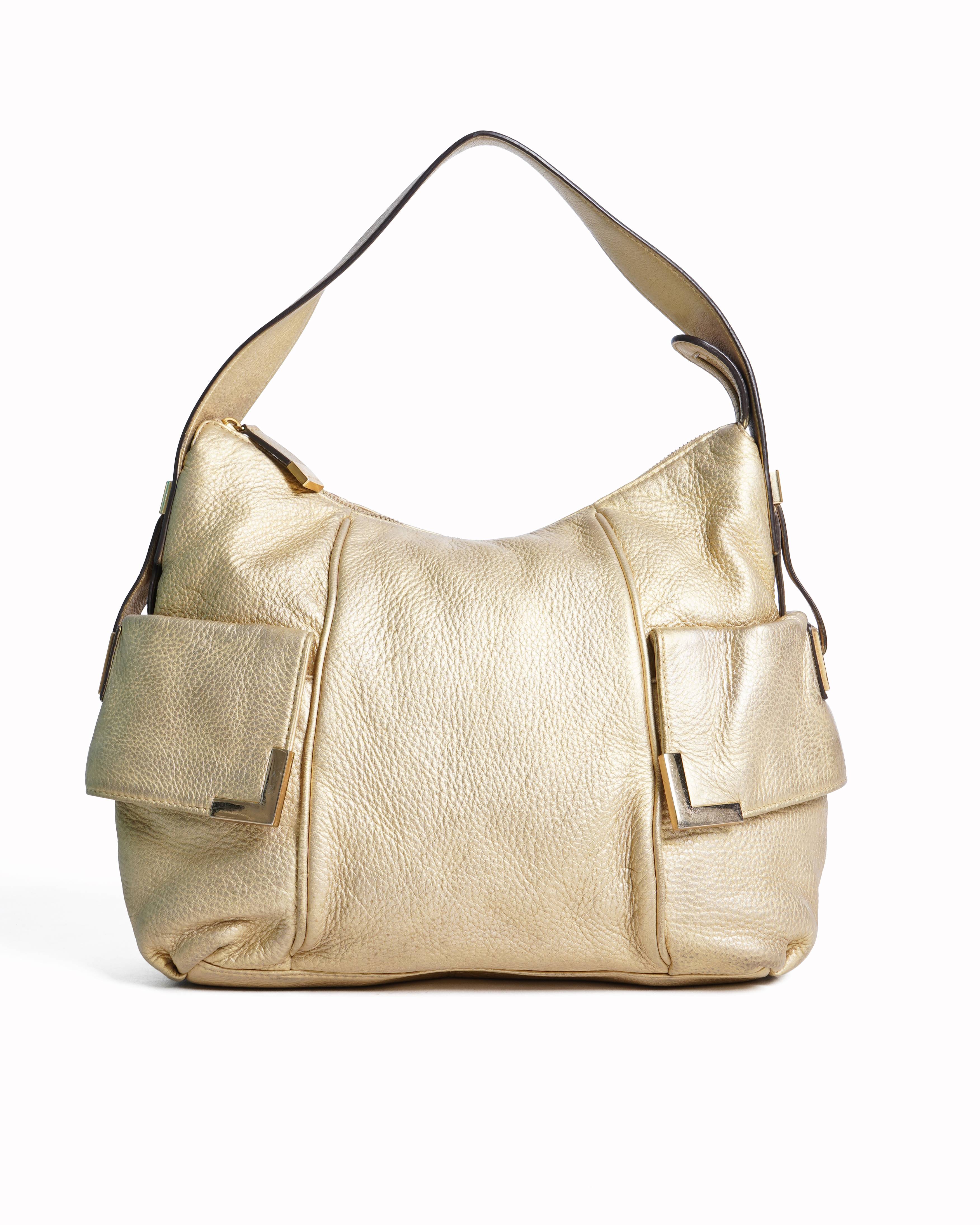 Michael kors golden handbag