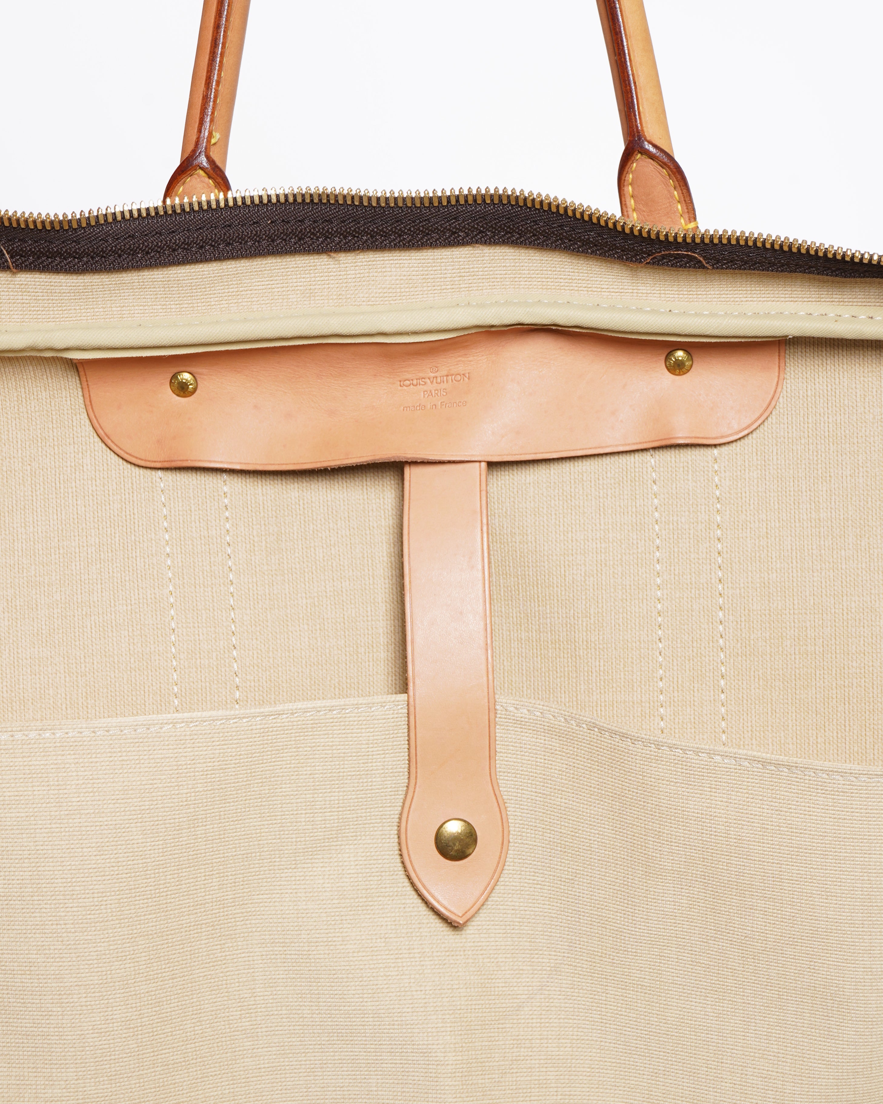 Louis vuitton keepall bandouliere travel bag in monogram canvas