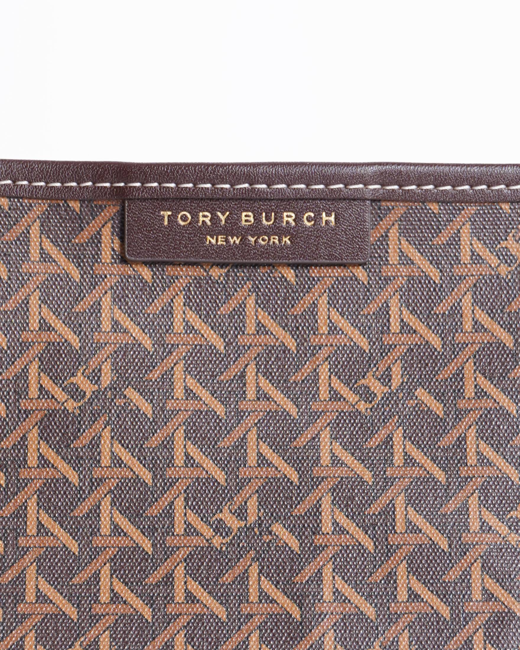 New Tory burch ever ready zip tote bag in brown