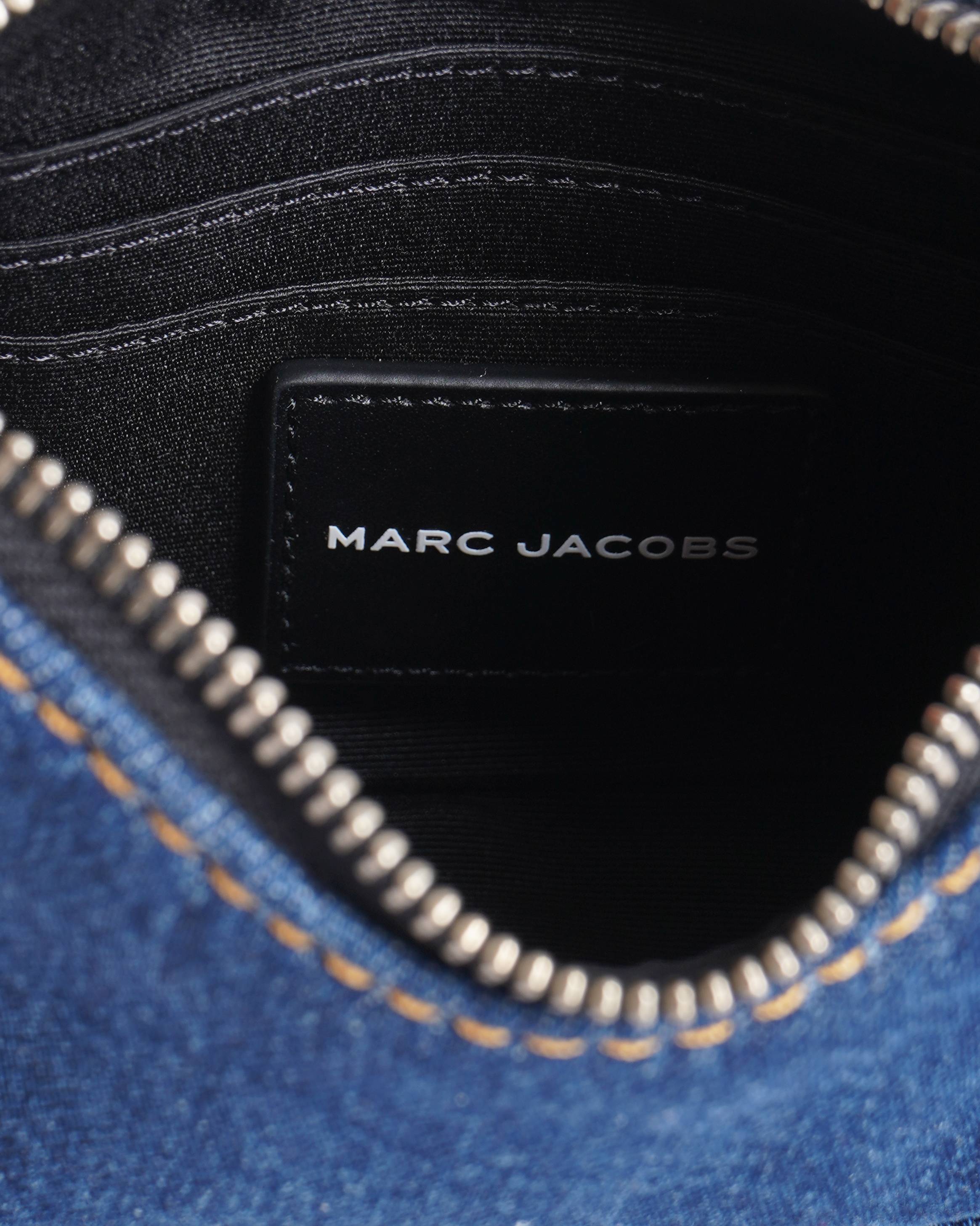 New Marc Jacobs Blue Denim Mini Wristlet