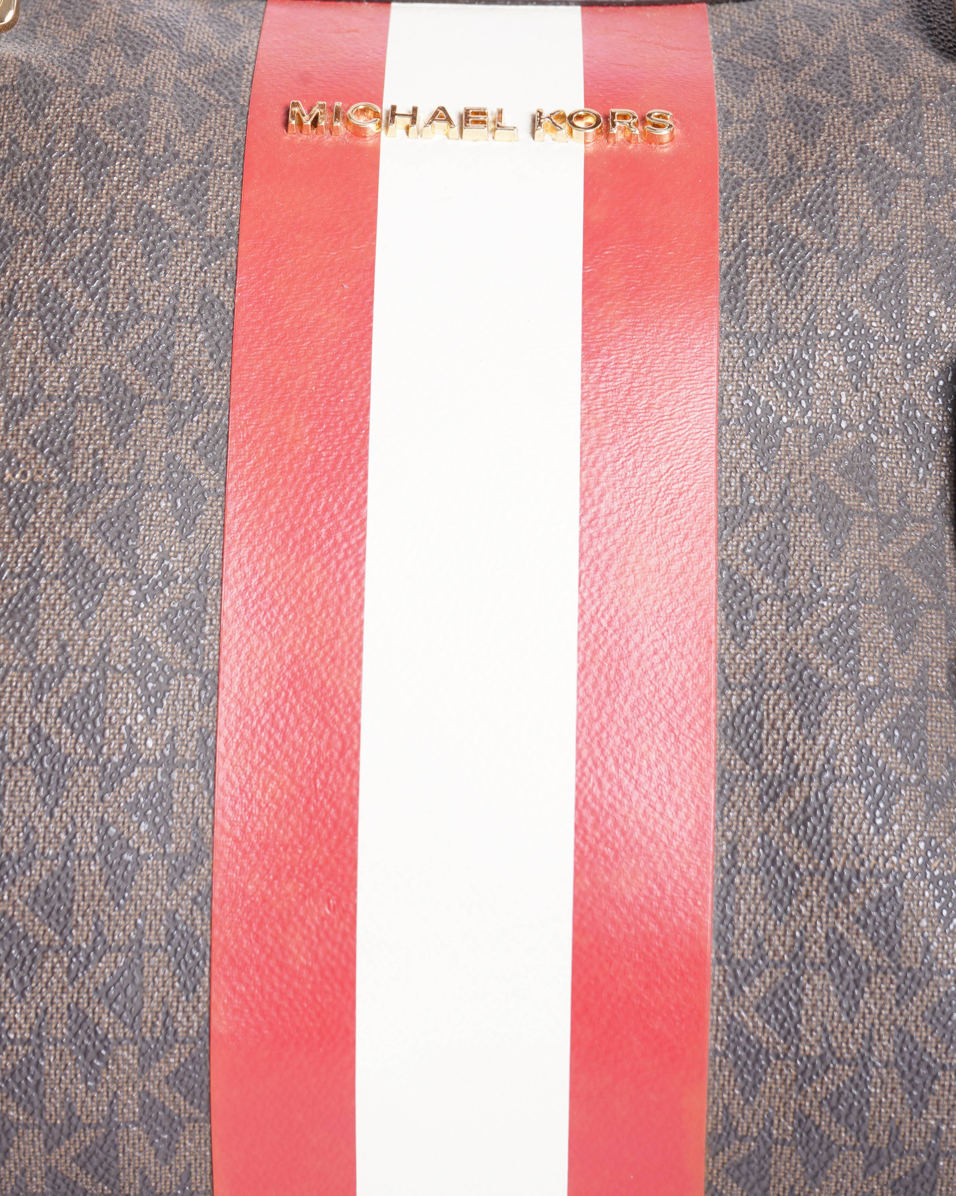 New Michael Kors jet set bedford travel weekender duffle bag