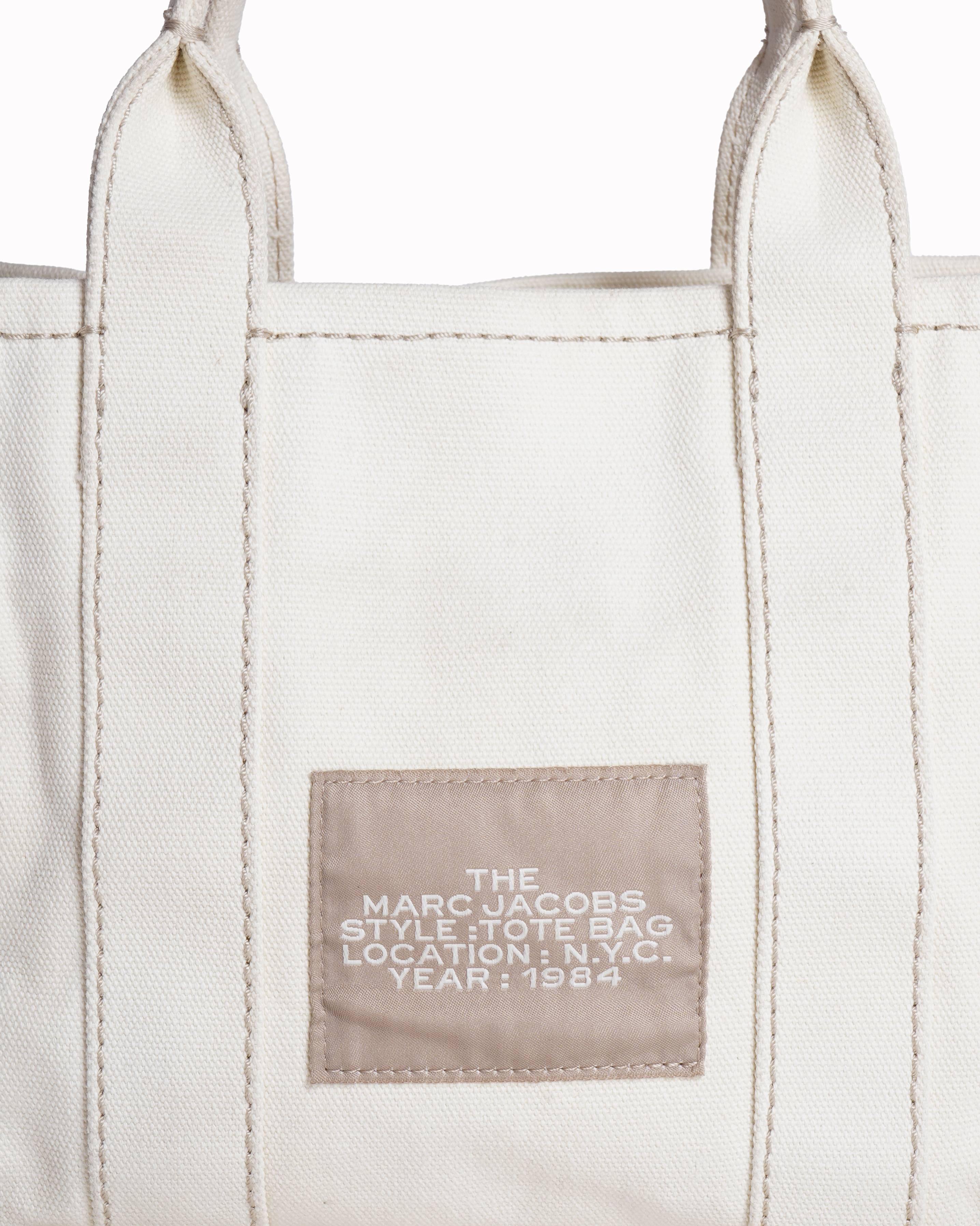 Marc Jacobs White Small Canvas Tote Bag