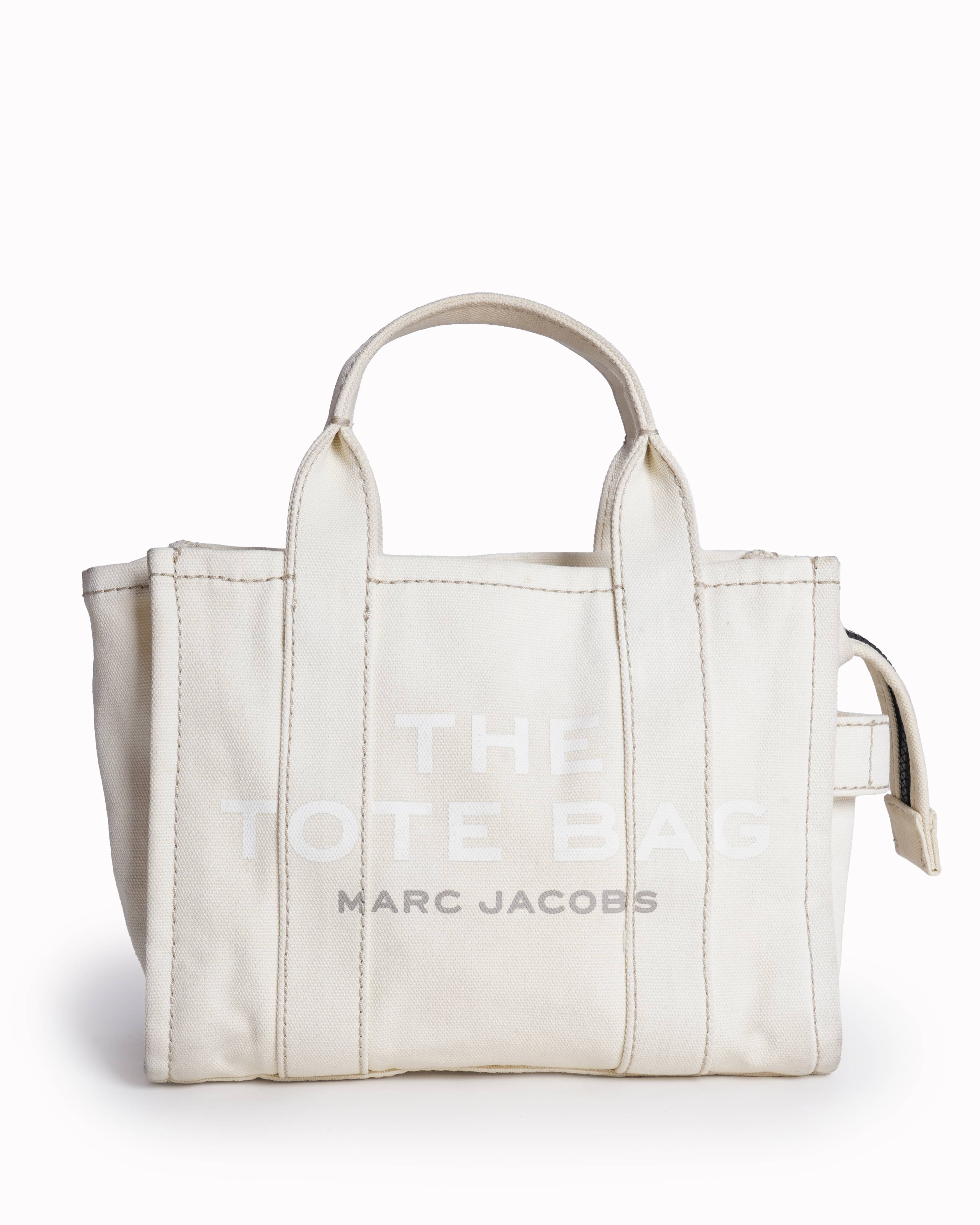 Marc Jacobs White Small Canvas Tote Bag