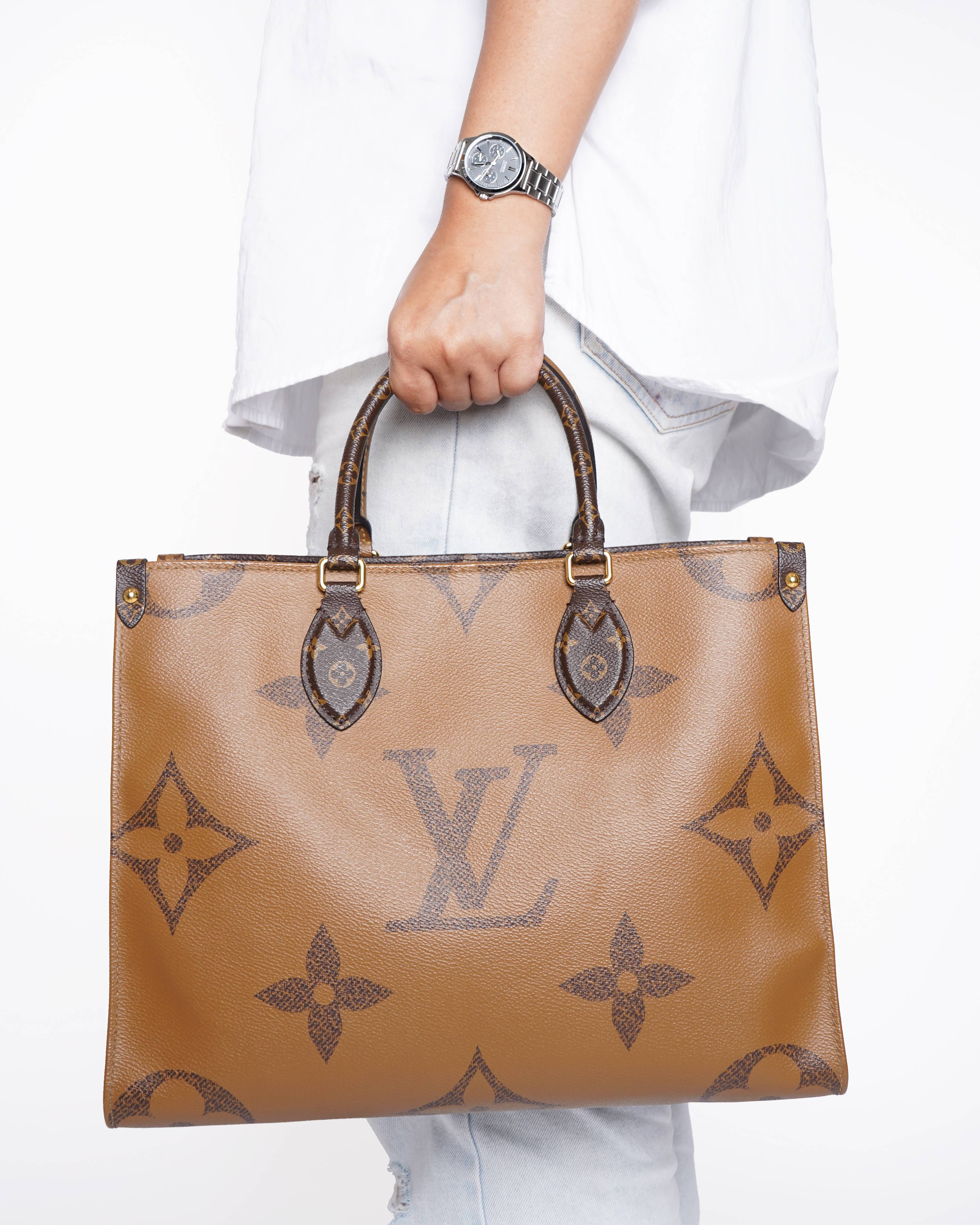 Louis Vuitton monogram on the go mm bag