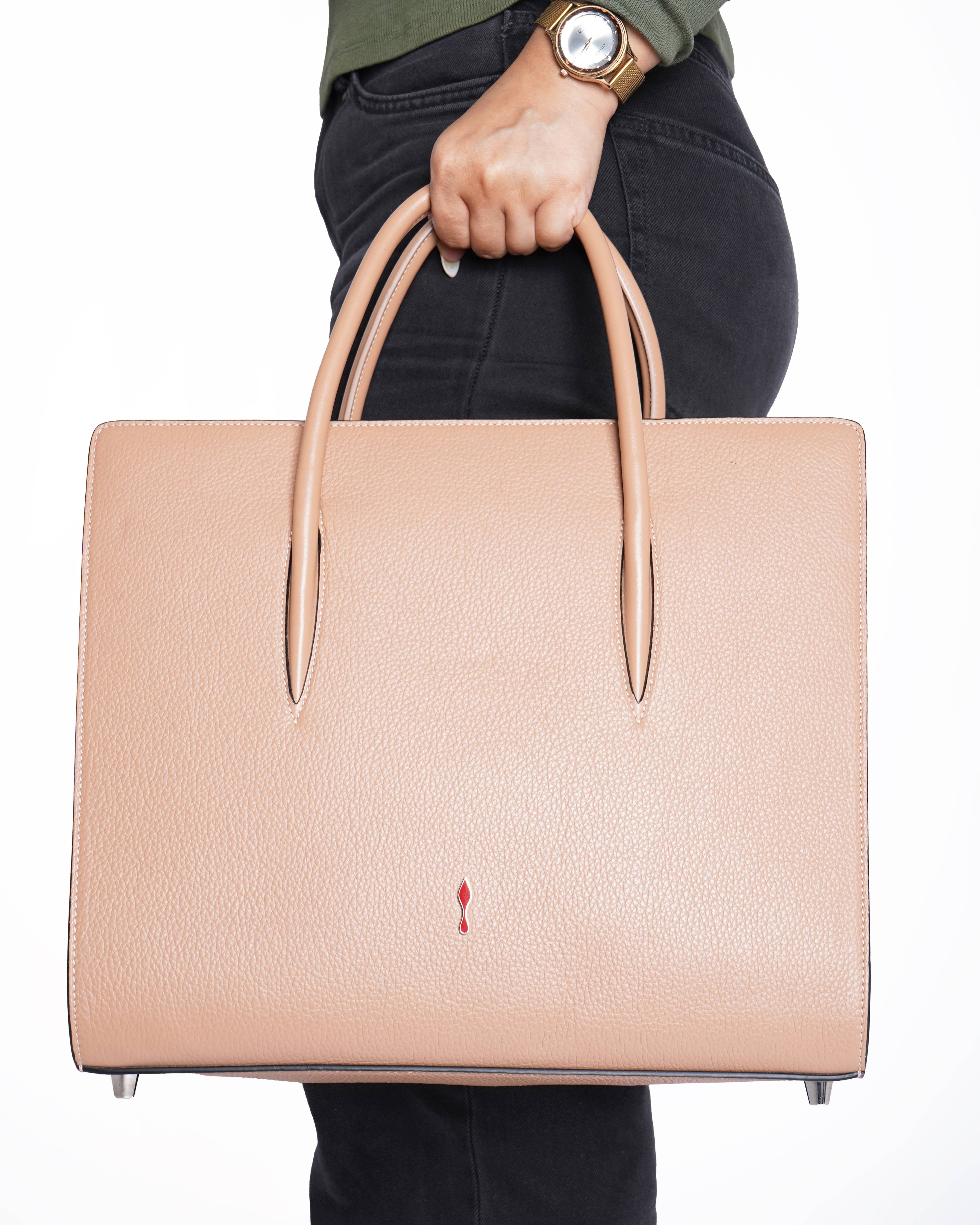 Christian Louboutin Women's Medium Paloma Studded Leather Tote