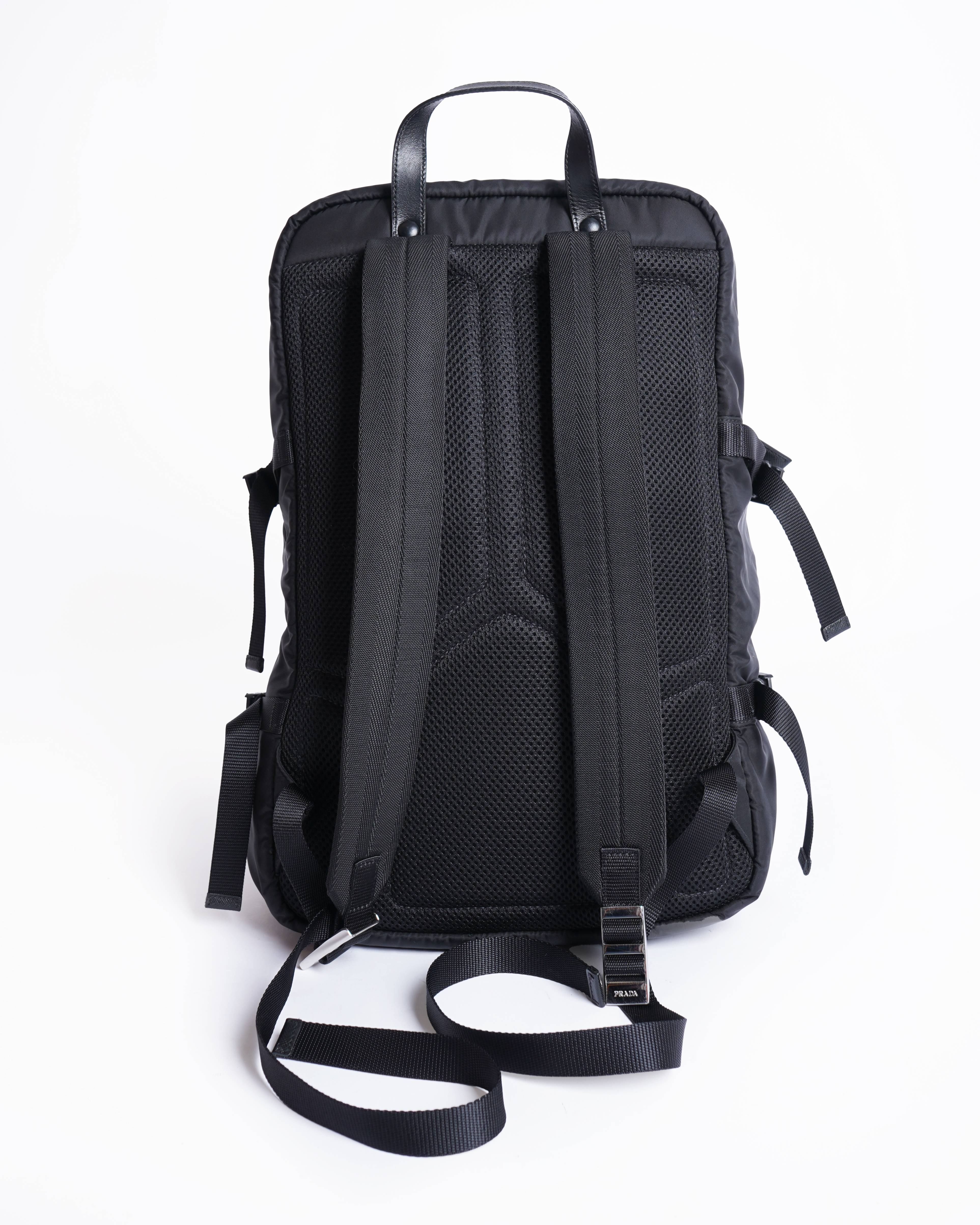 Prada Re-Nylon and Saffiano leather backpacks